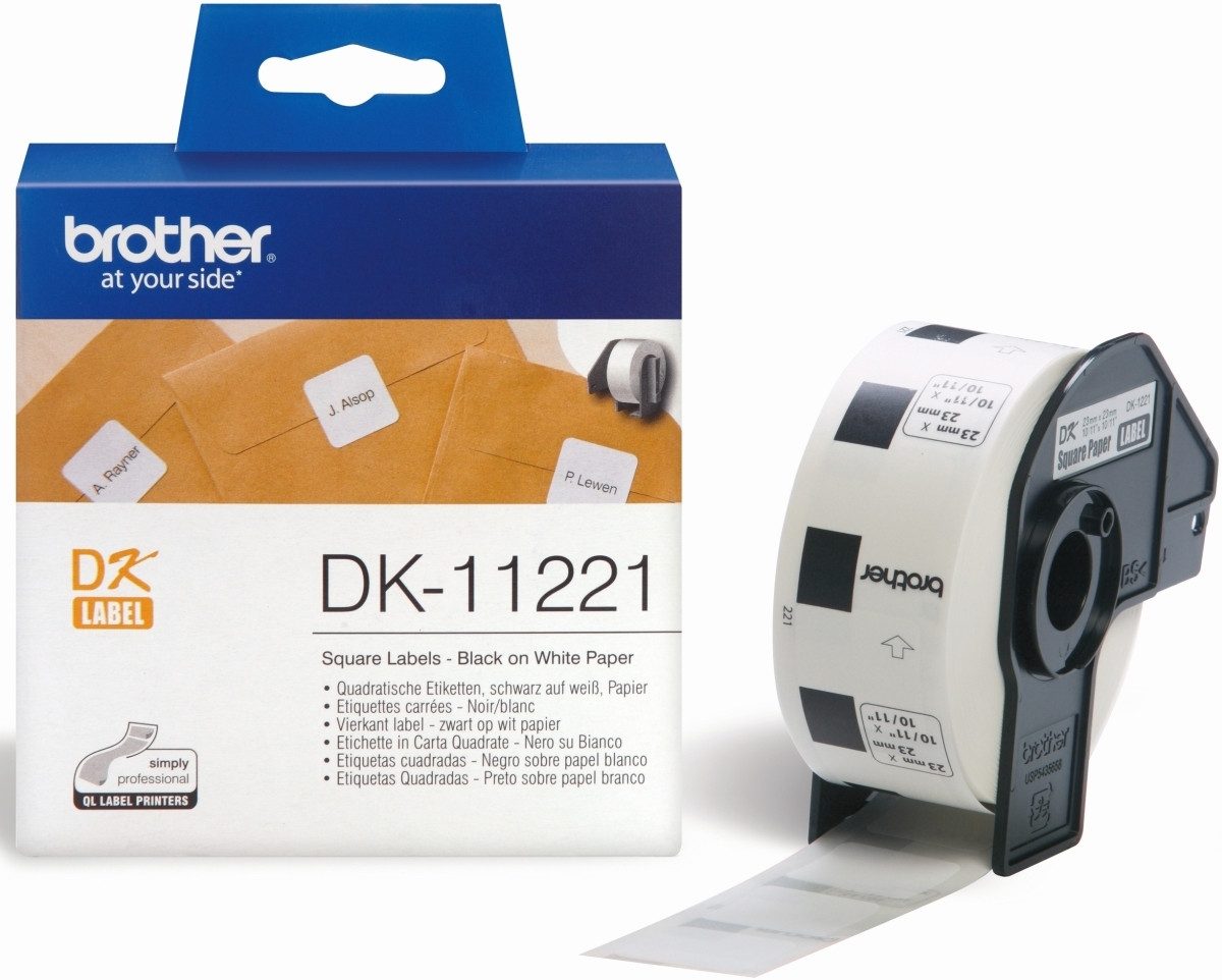 Brother Etiketten Etiketten DK-11221 23x23mm VE=1000 Stück
