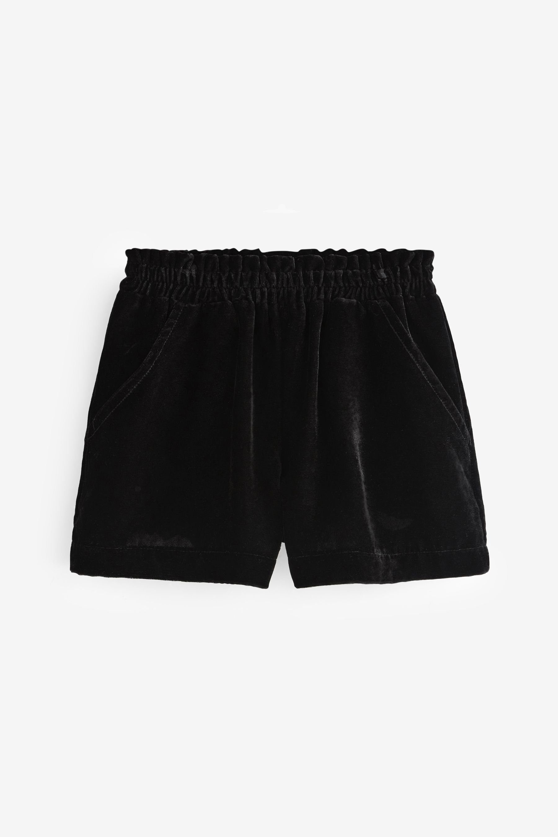 Next Shorts Samt-Shorts (1-tlg) Black | Shorts