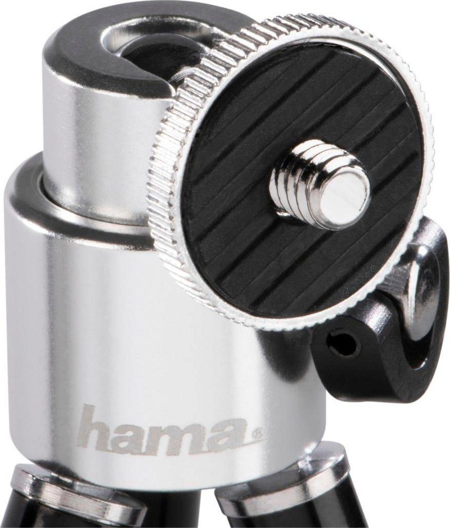 Hama Mini Stativ für Foto- (mit Minilautsprecher von 21 3-D-Kugelkopf, Beinsegment, 14 Ministativ cm) Mikrofone und ausziehbares Videokameras, und bis Höhe
