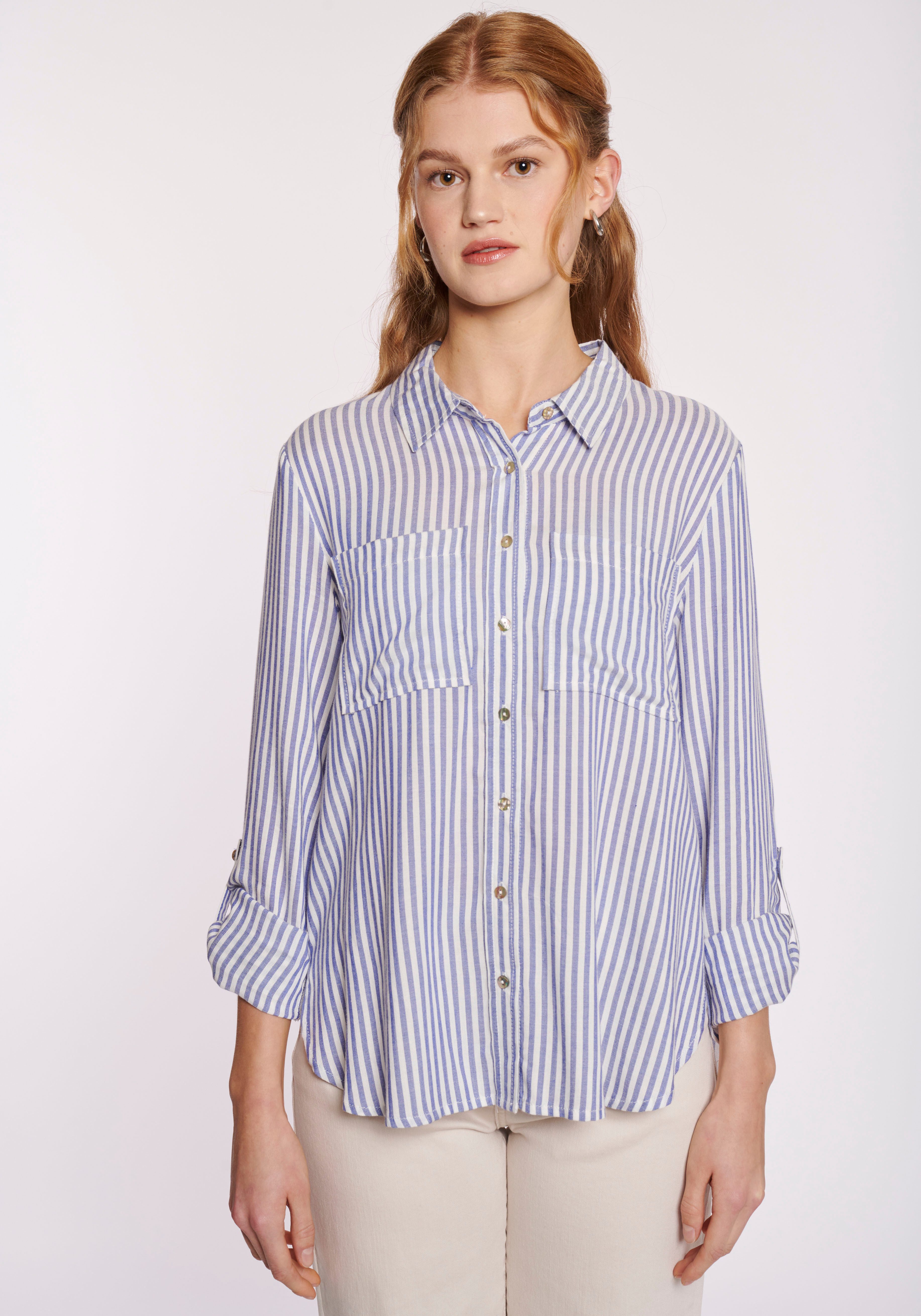 HaILY’S Hemdbluse LS V BL Je44tte Stripe günstig online kaufen