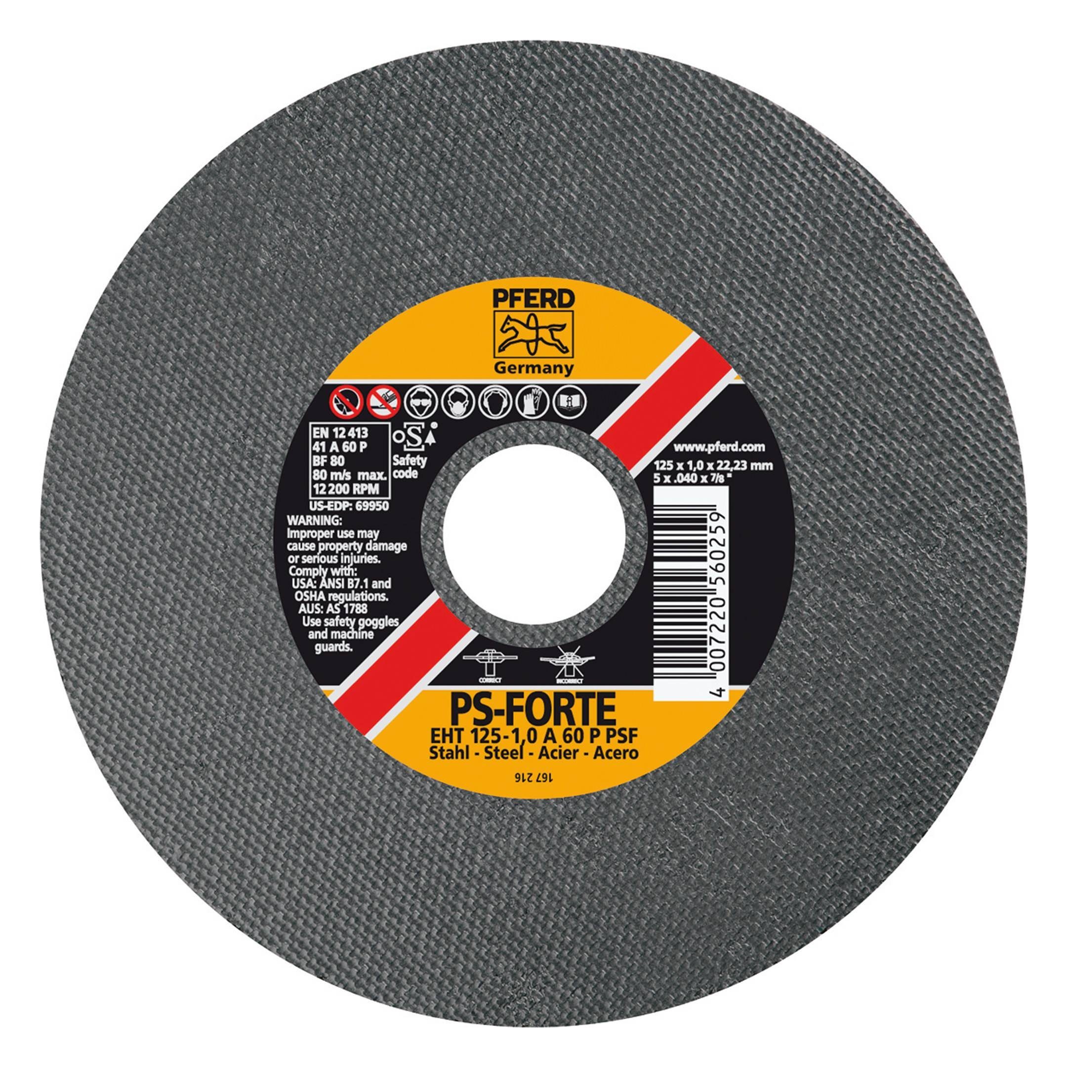 Pferd Trennscheibe, Ø 230 mm, A46PPS 230 x 1,9 mm gerade