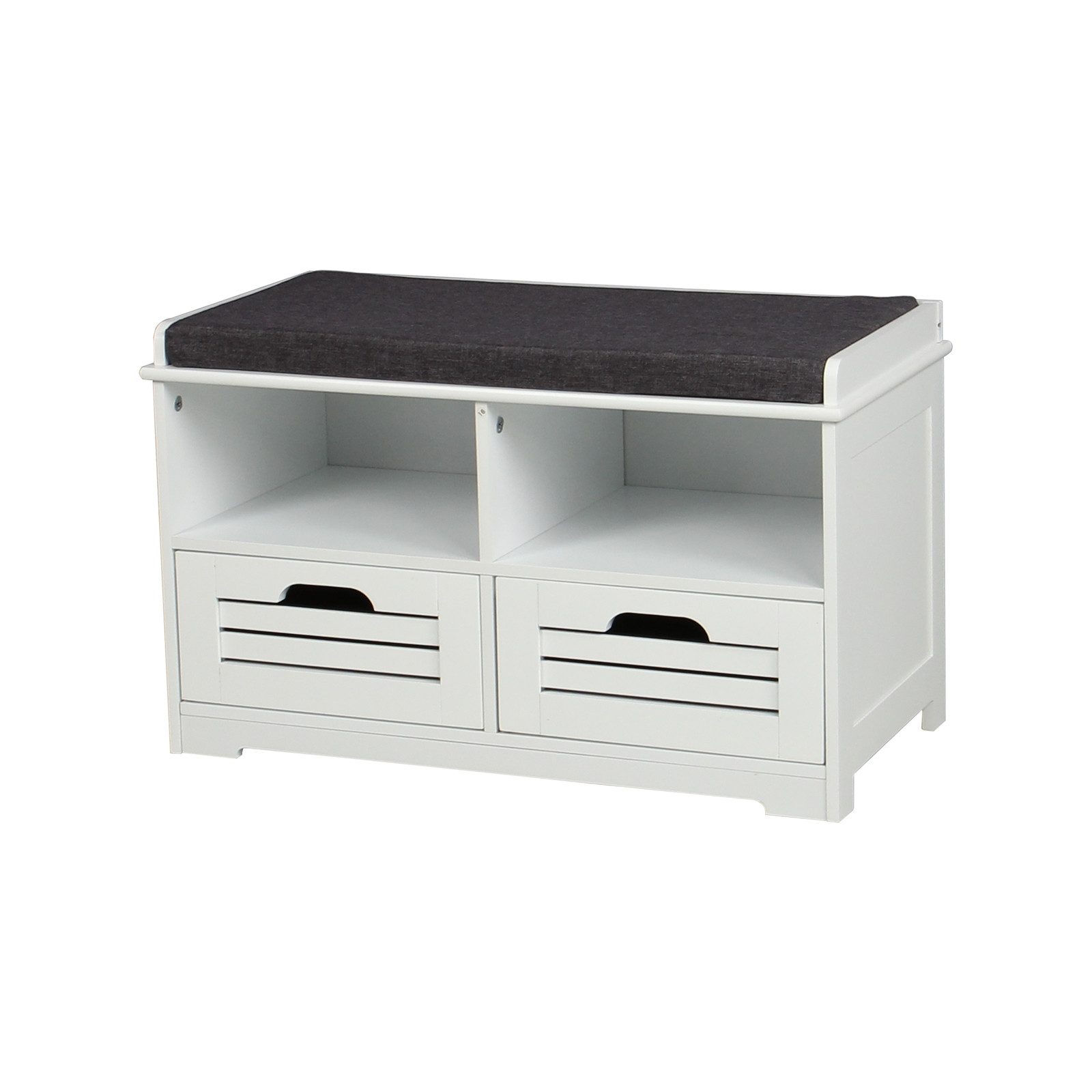 HTI-Line Schuhschrank Schuhbank mit 2 Schubladen Kara (Stück, 1-St., 1 Schuhbank) Schuhregal Schuhschrank Sitzbank