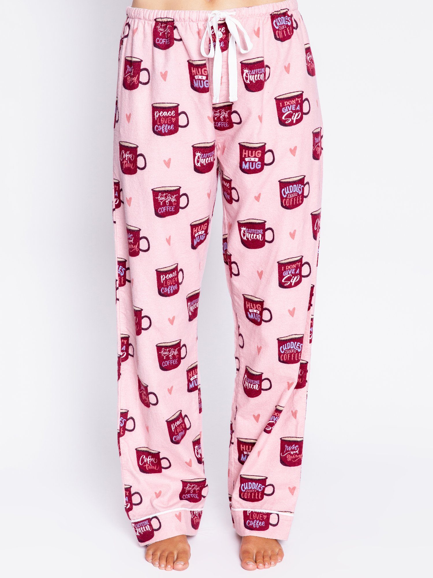 Flannels Pyjamahose PJ rosé Salvage