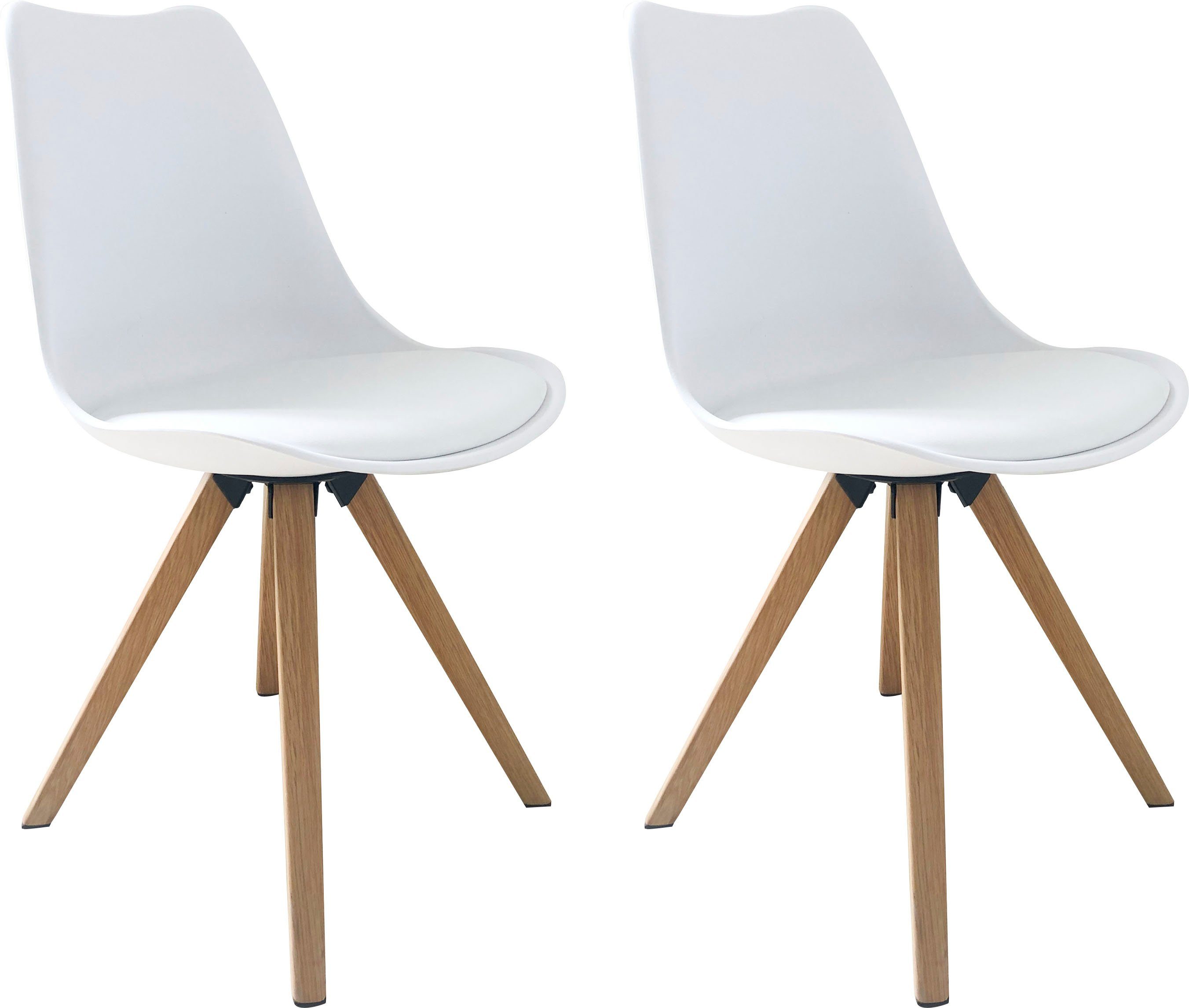 byLIVING Esszimmerstuhl Kira (2 St), Sitzschale günstig online kaufen