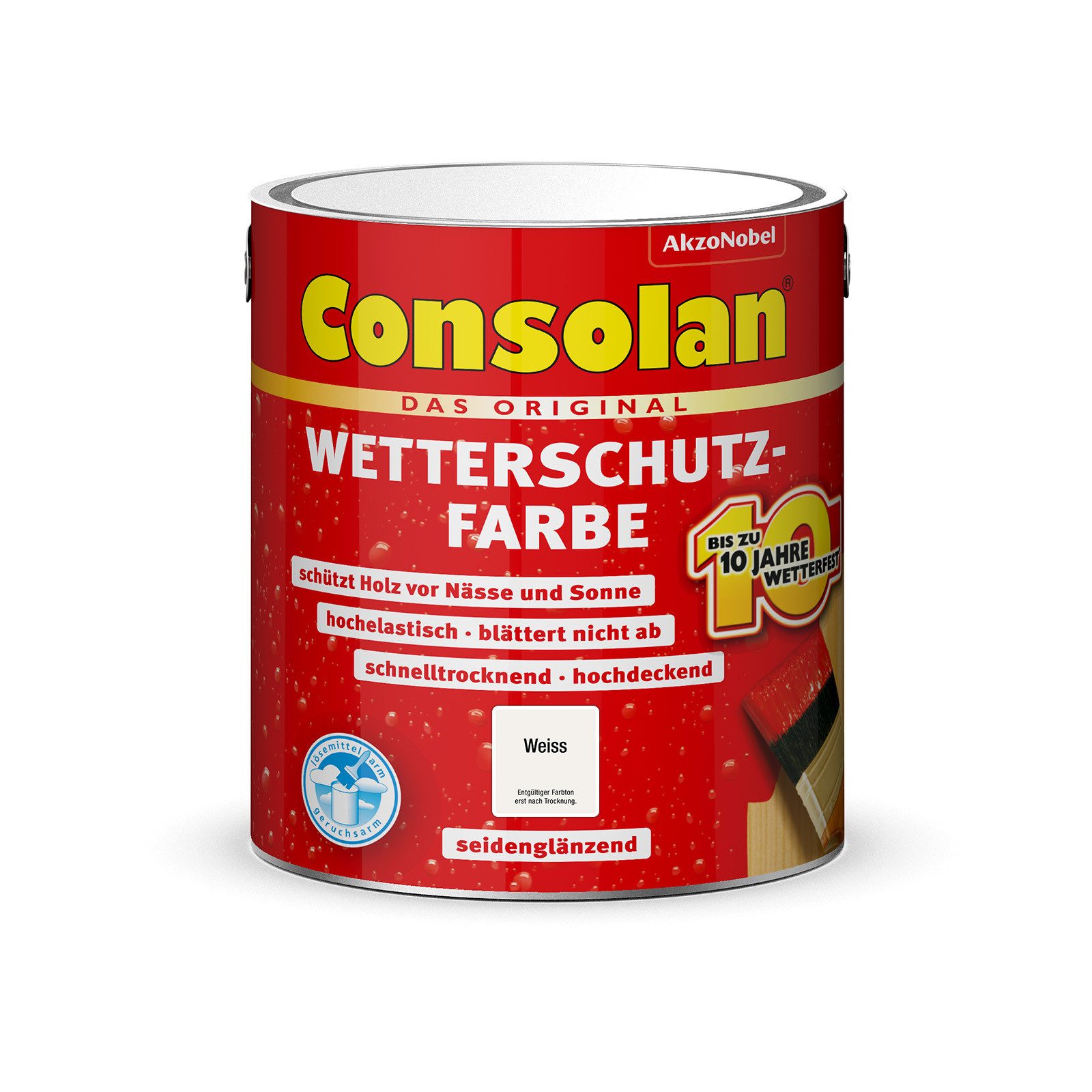 Consolan  Wetterschutzfarbe Consolan Wetterschutzfarbe 2,5 l