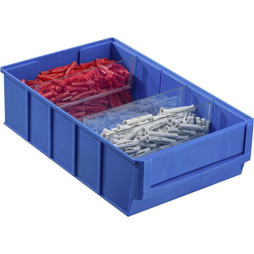 Allit Aufbewahrungsbox Allit 456530 Sichtlagerkasten (L x B x H) 300 x 185 x 81 mm Blau 1