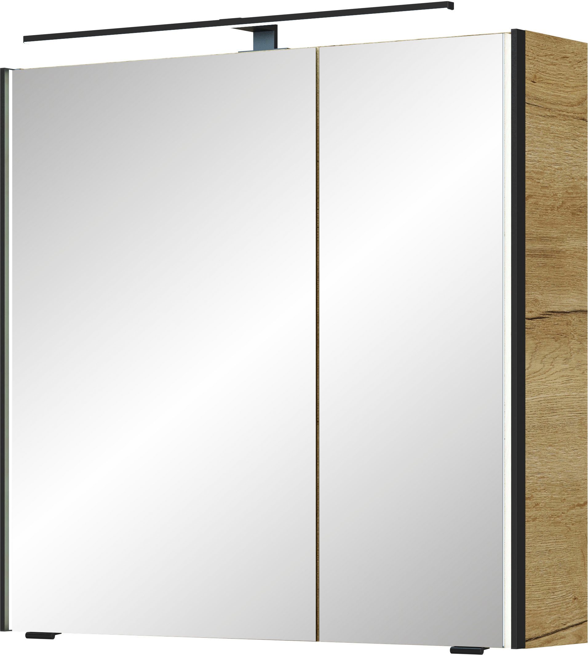 Spiegelschrank Serie 7045 Badezimmer-Spiegelschrank inkl. LED-Beleuchtung, 2 Türen