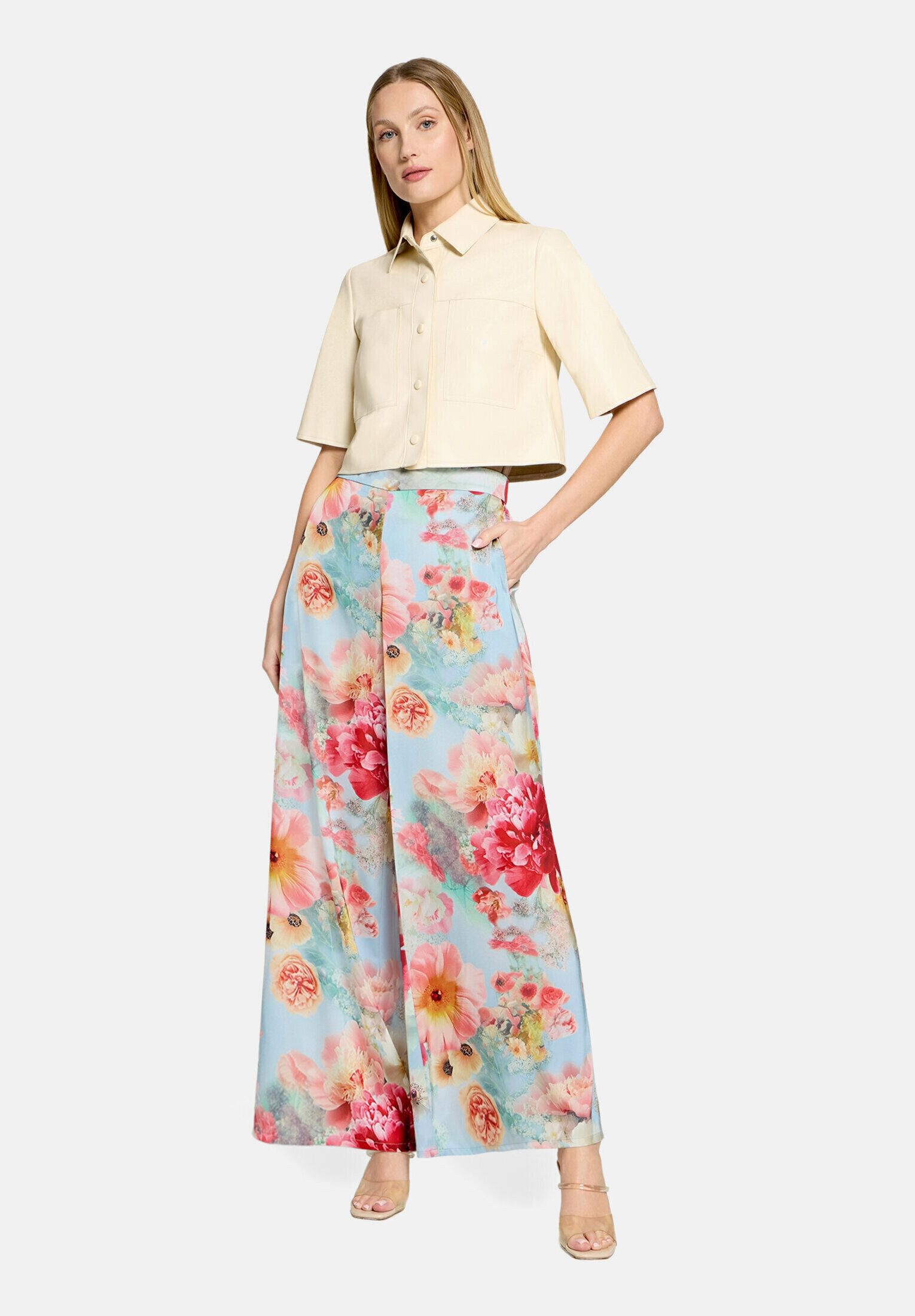 Vera Mont Marlene-Hose Damen mit Blumenprint