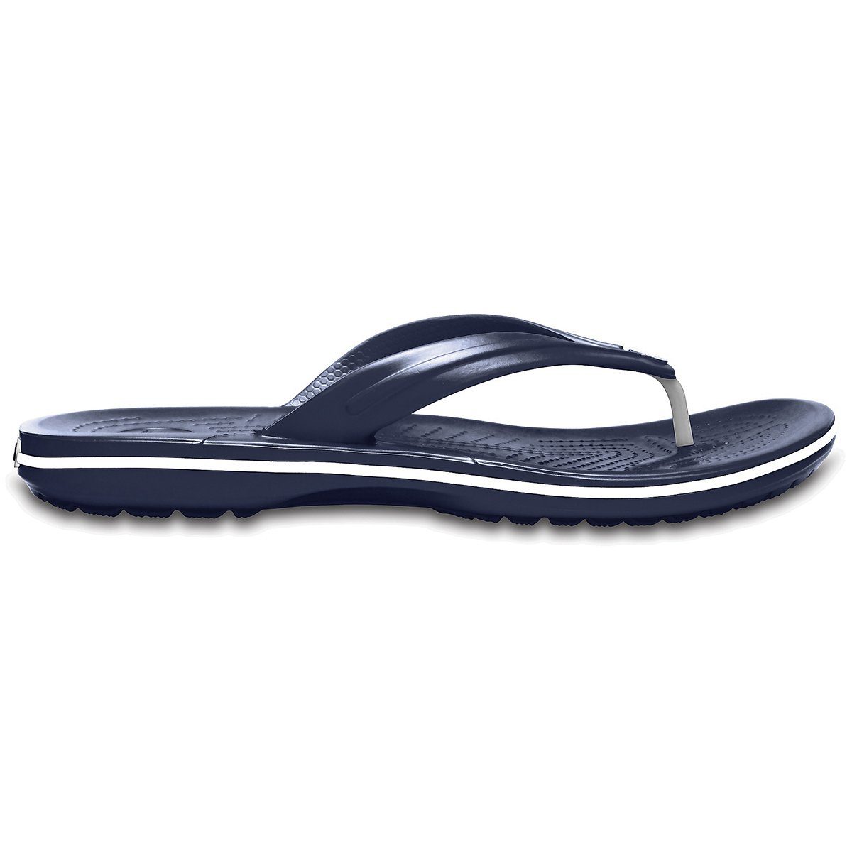 Crocs Crocs Flip Sandalen navy-weiß Übergröße günstig online kaufen