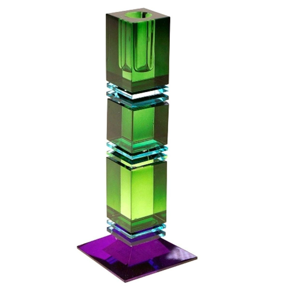 Werner Voß Kerzenhalter Kerzenleuchter Fancy Crystal Grün Lila