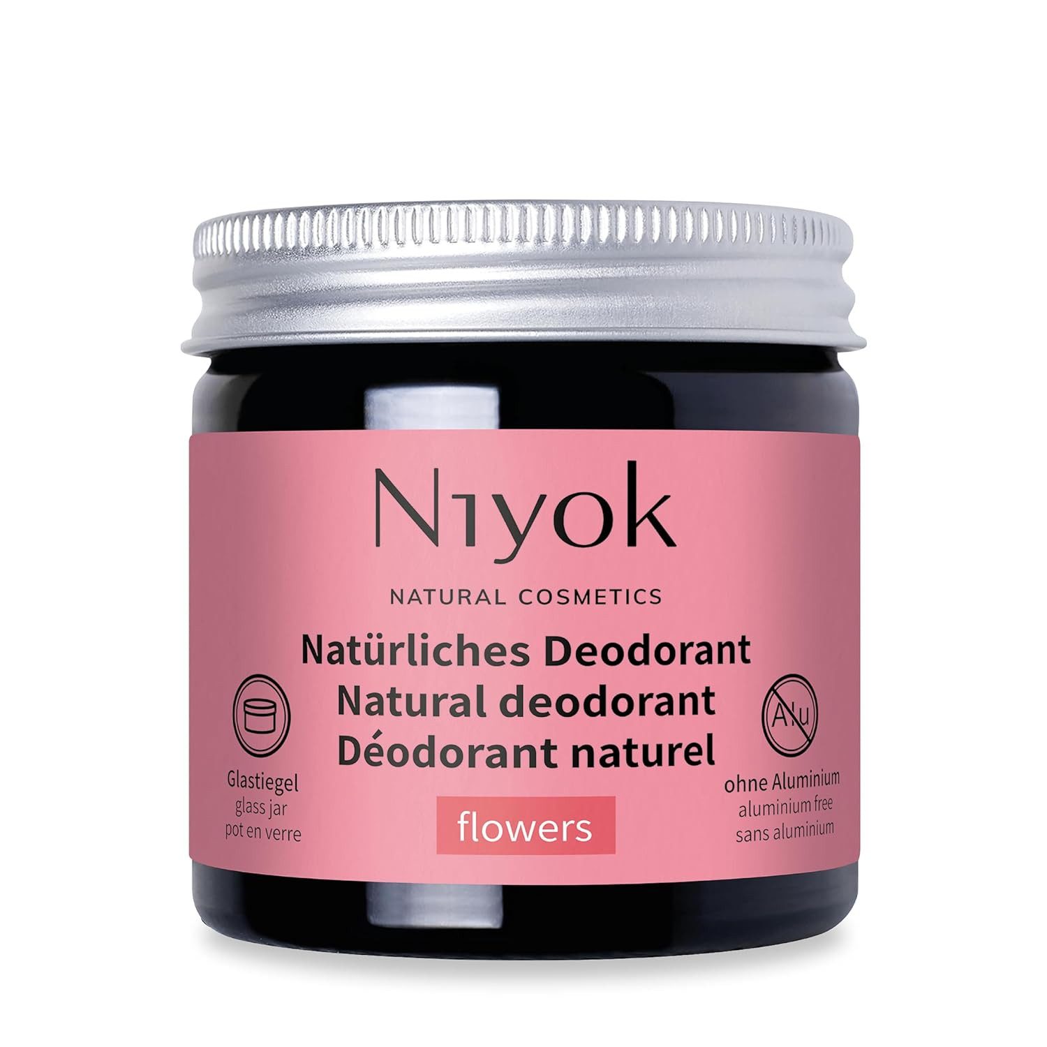 Niyok Deo-Creme Niyok Natural Cosmetics Deocreme 2 in 1 Flowers 40 ml