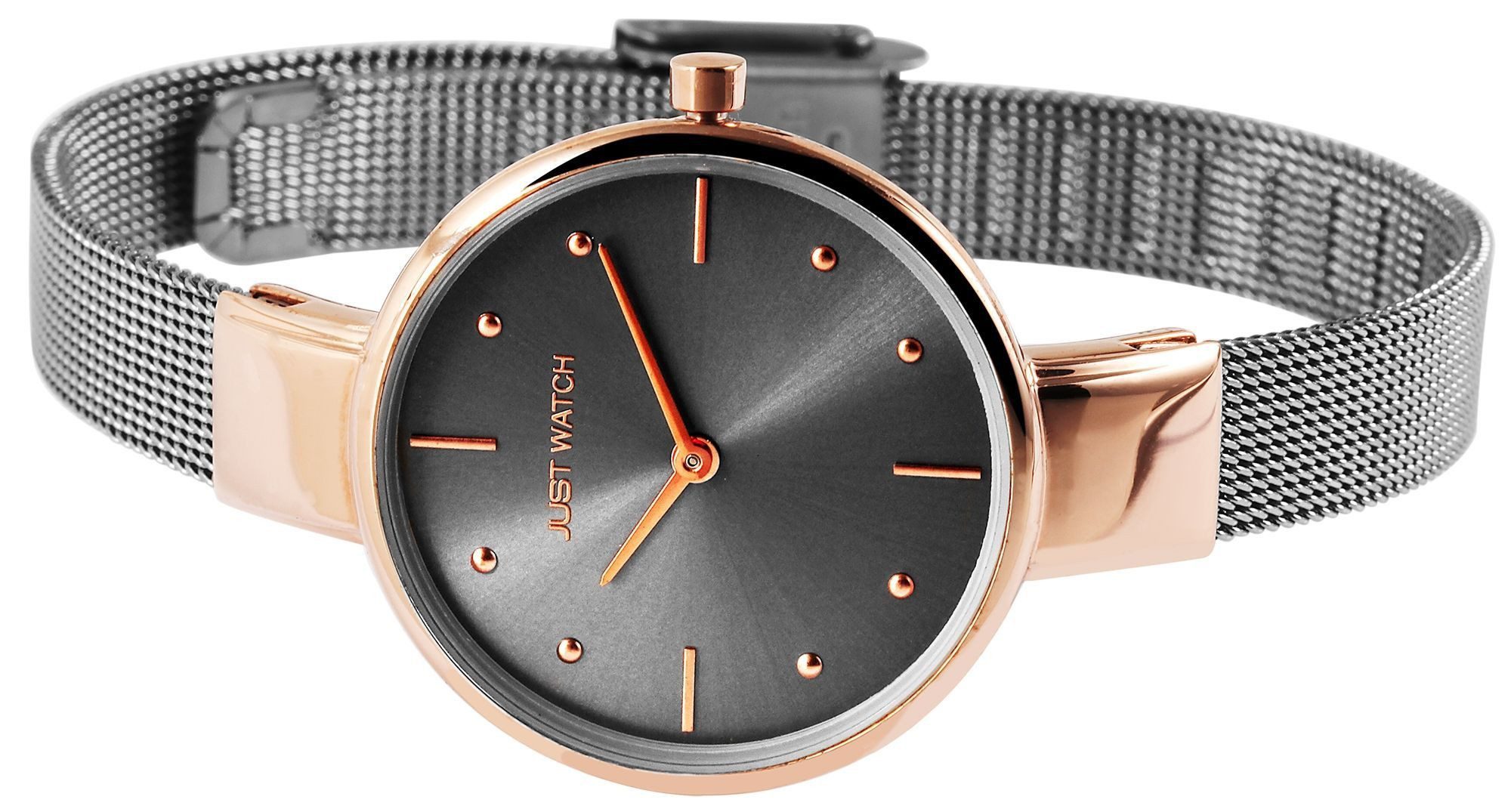 JUST WATCH Quarzuhr Aria mit Mesharmband, 3 ATM, Mineralglas günstig online kaufen