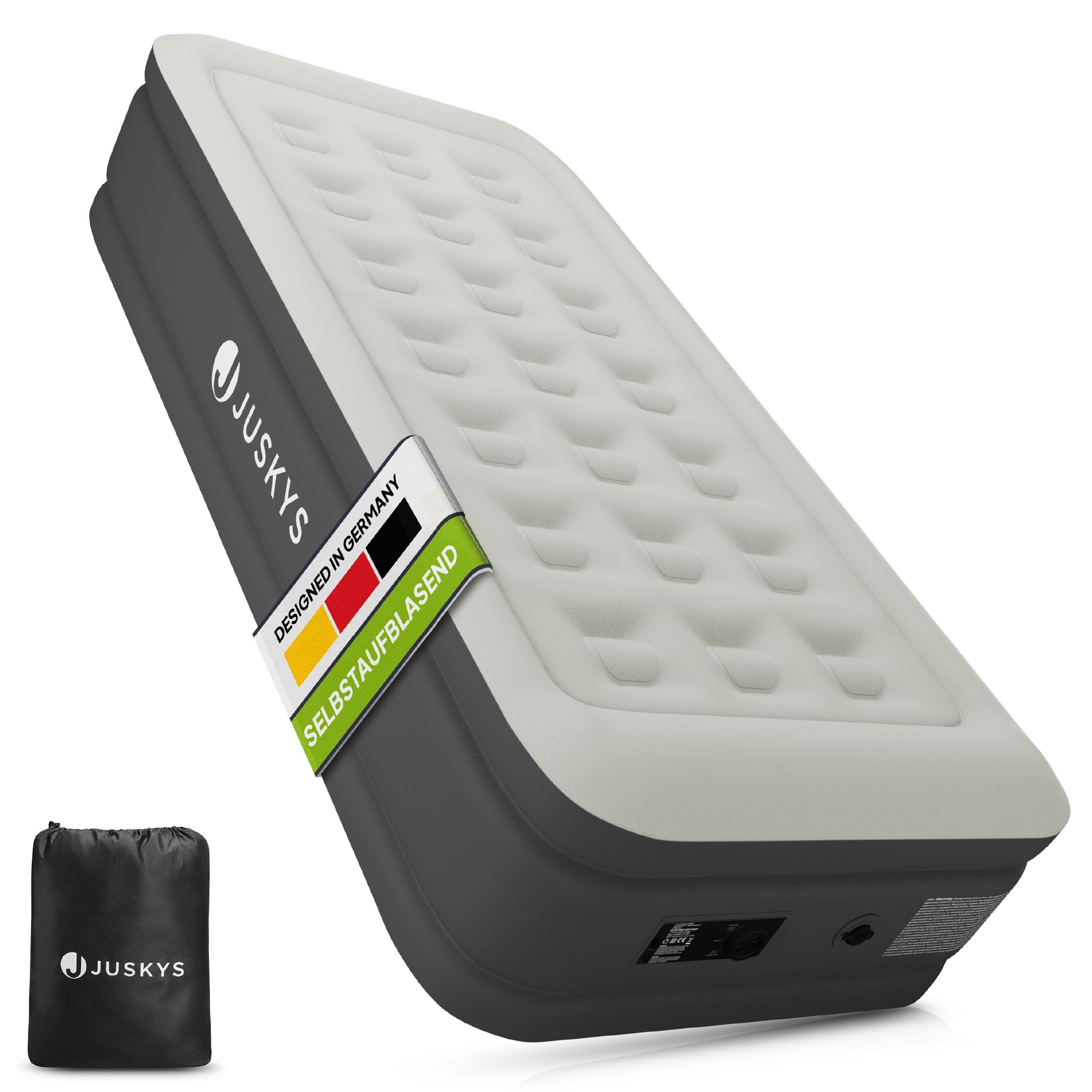 Juskys Luftmatratze Sapri, Einzel-Luftbett, selbstaufblasend, wasserdicht, günstig online kaufen