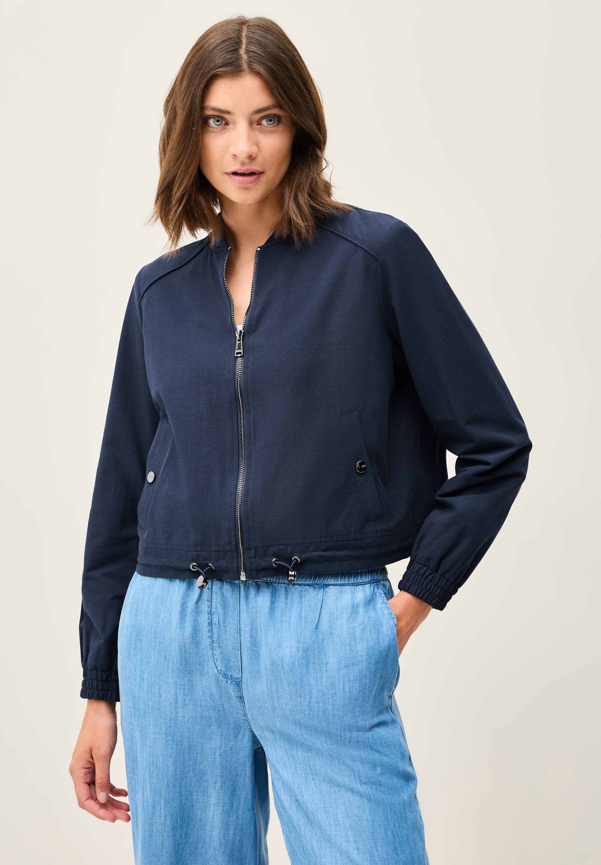 CECIL Blouson mit Tunnelzug am Saum günstig online kaufen