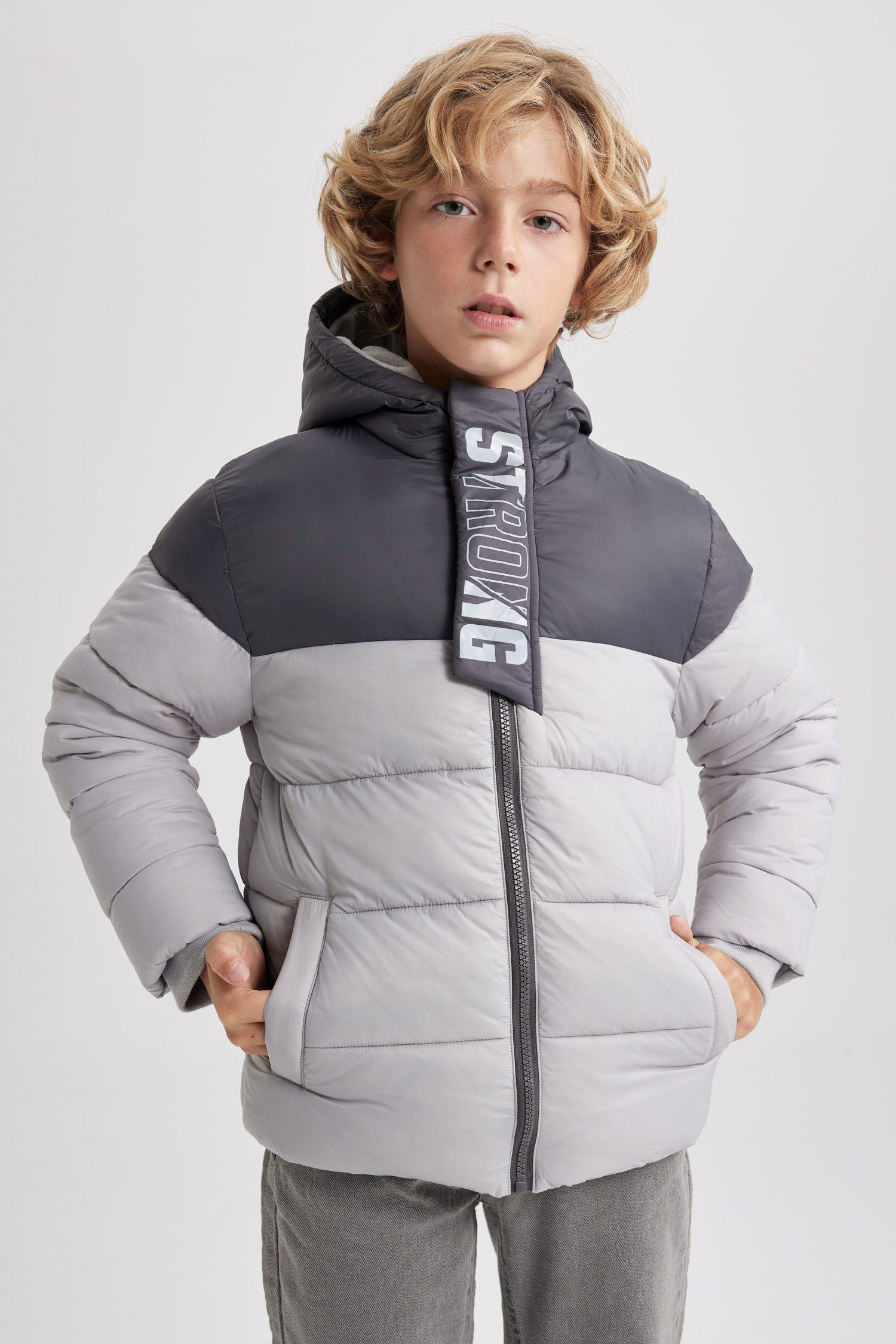 DeFacto Wintermantel Jungen Wintermantel REGULAR FIT