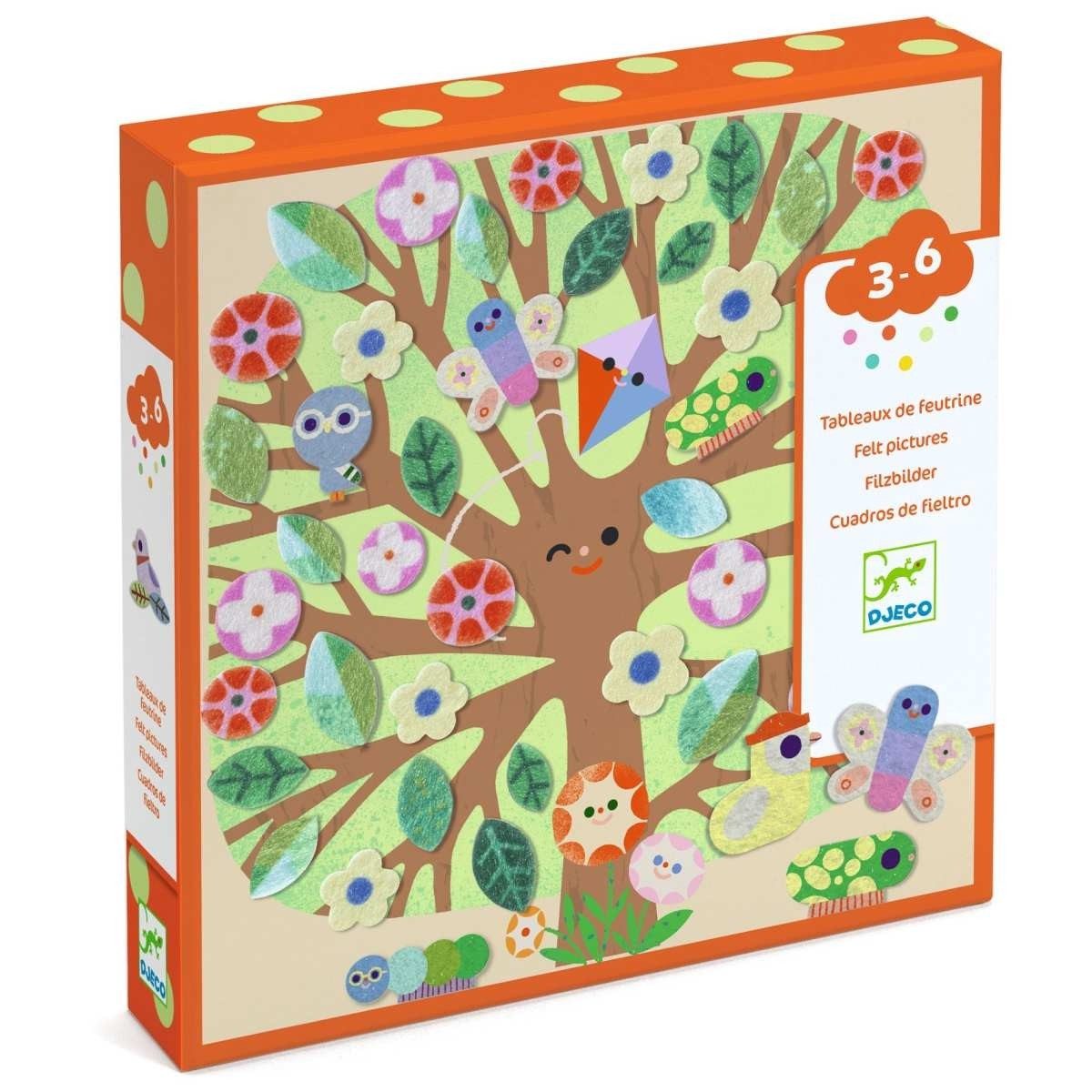 DJECO Kreativset Bastelpackung 4 Jahreszeiten Kreativset für Kinder