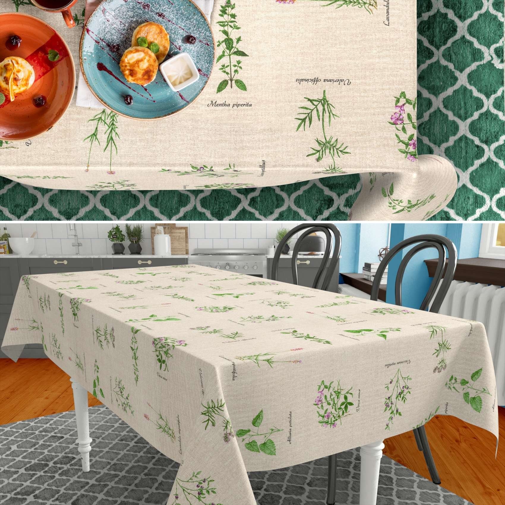 ANRO Tischdecke mit Blumen Botanik aus günstig online kaufen