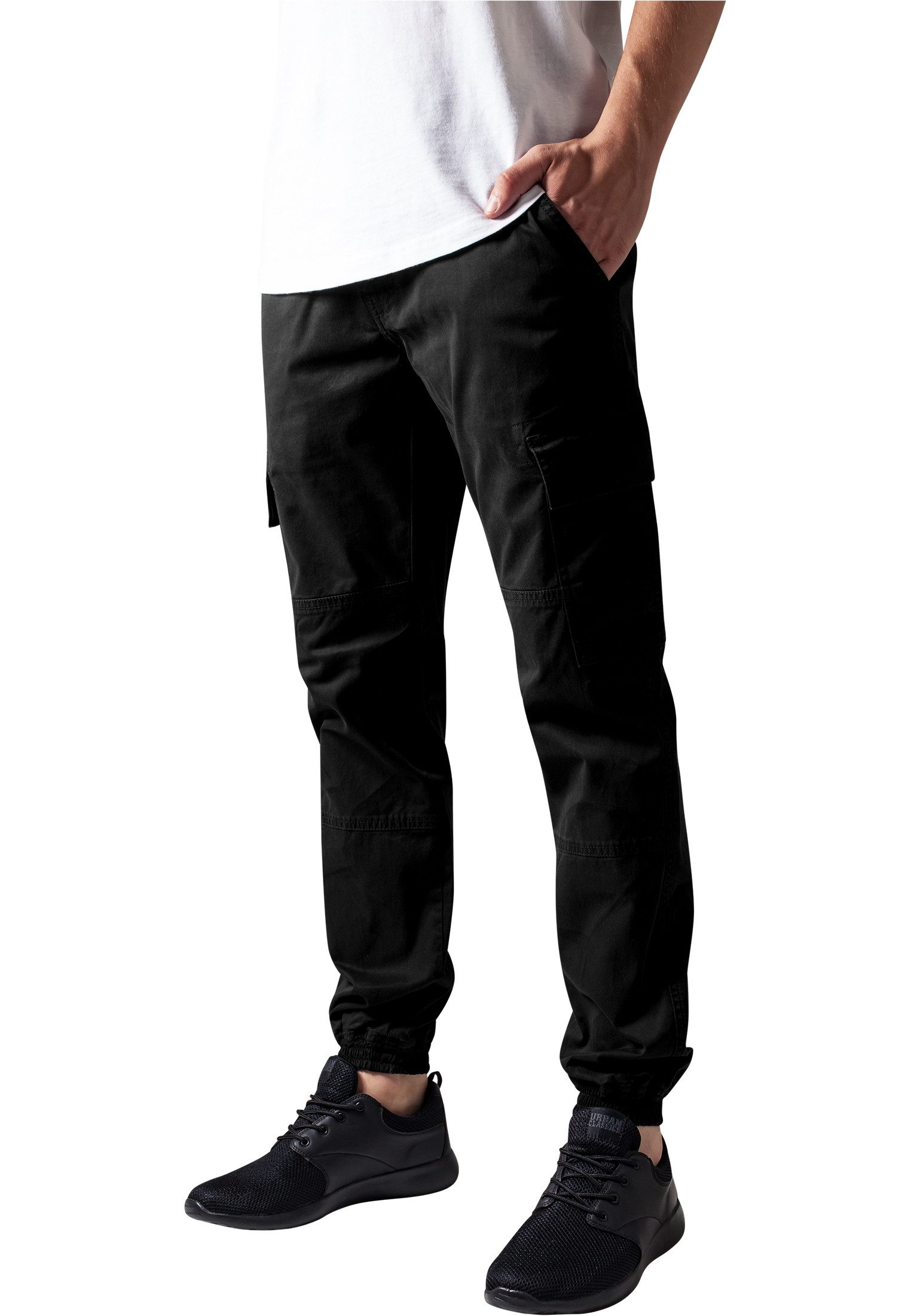 URBAN CLASSICS Cargohose Hose Urban-Classics Washed Cargo Twill Jogging