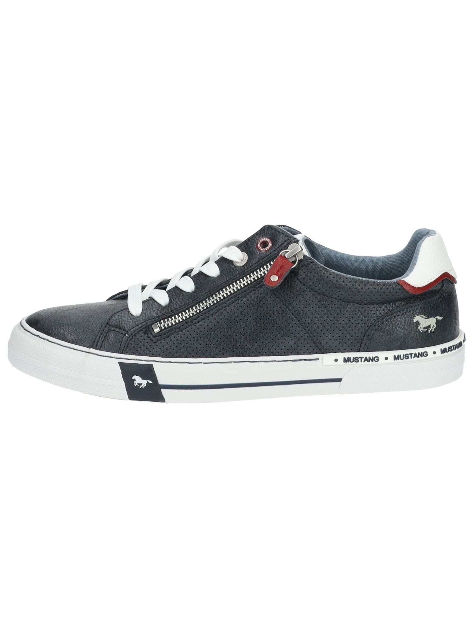 MUSTANG Halbschuhe Lederimitat . Schnürschuh