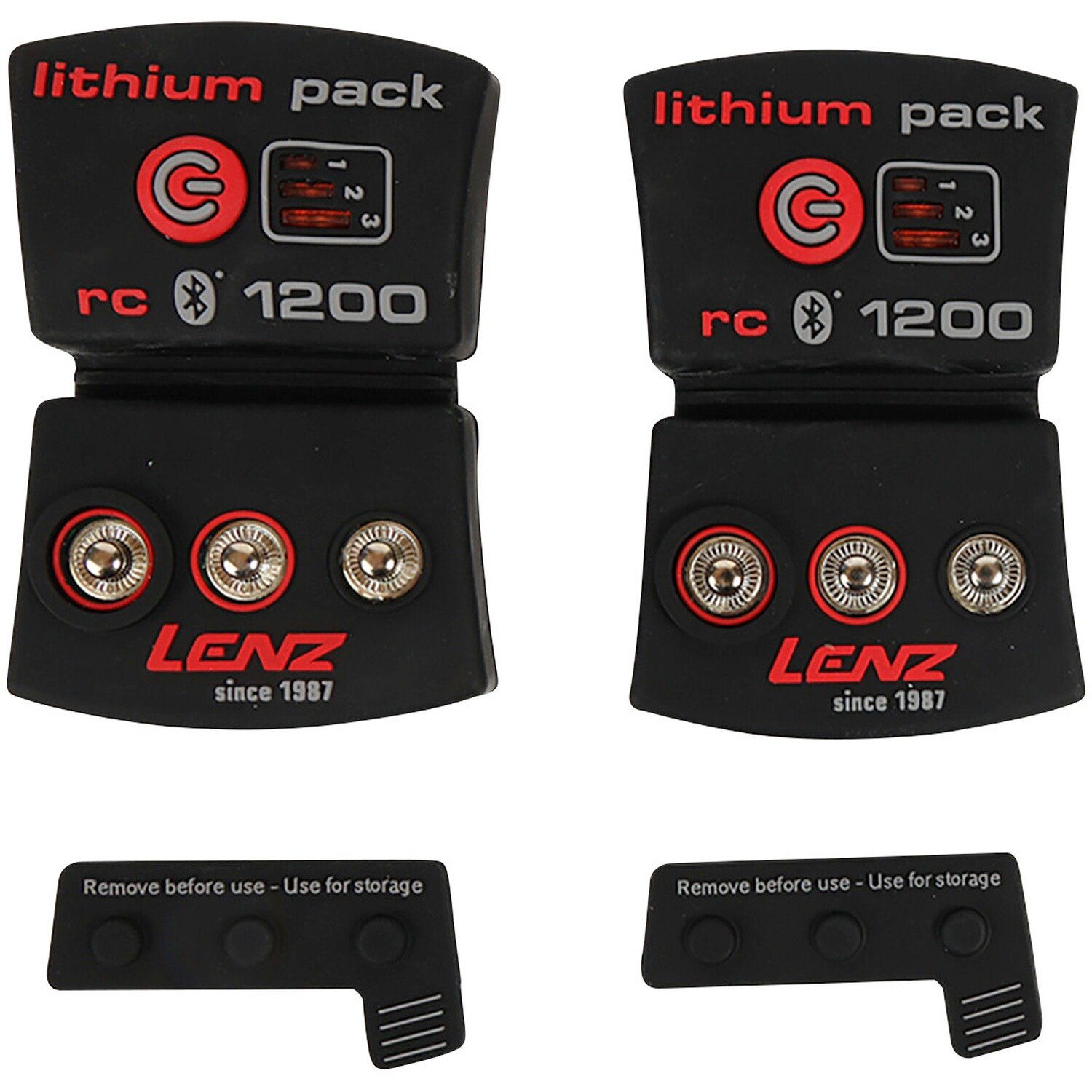 Lenz Lithium Akku Pack rcB 1200, 2er-Set