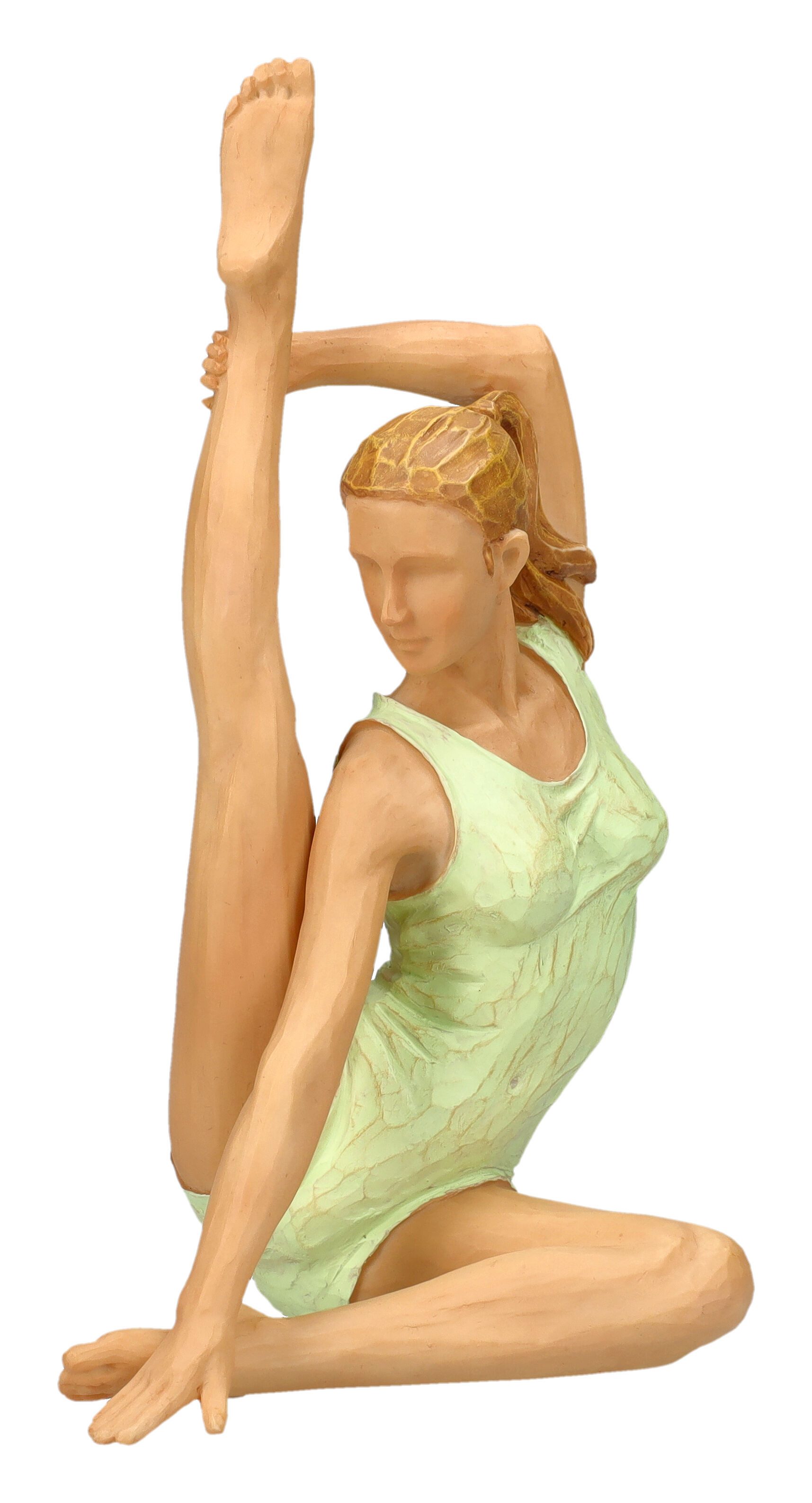 Dekofigur Yoga Figur Frau Abstrakt - Kompass Pose - Veronese Dekofigur weiblich