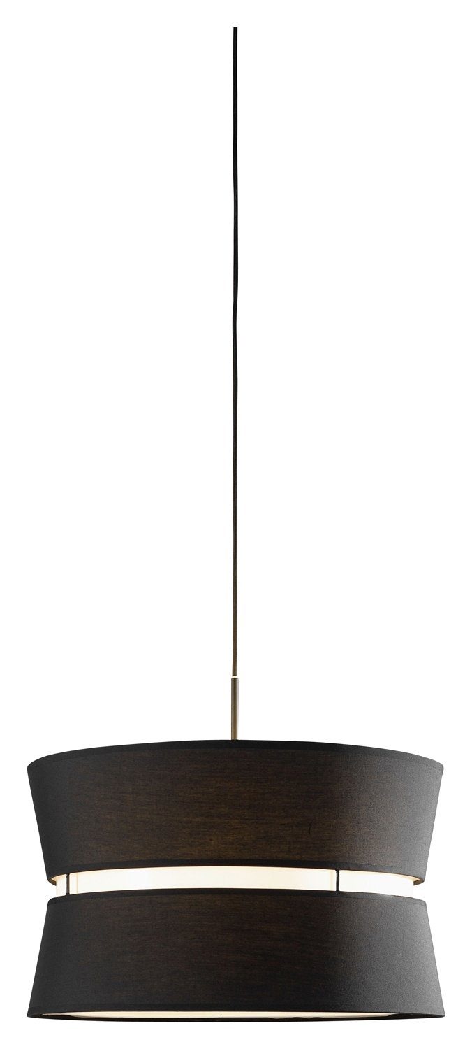 MONDO Pendelleuchte GALA, 1-flammig, Schwarz, Metall, H 145 cm, ohne Leuchtmittel, Hängeleuchte, Hängelampe