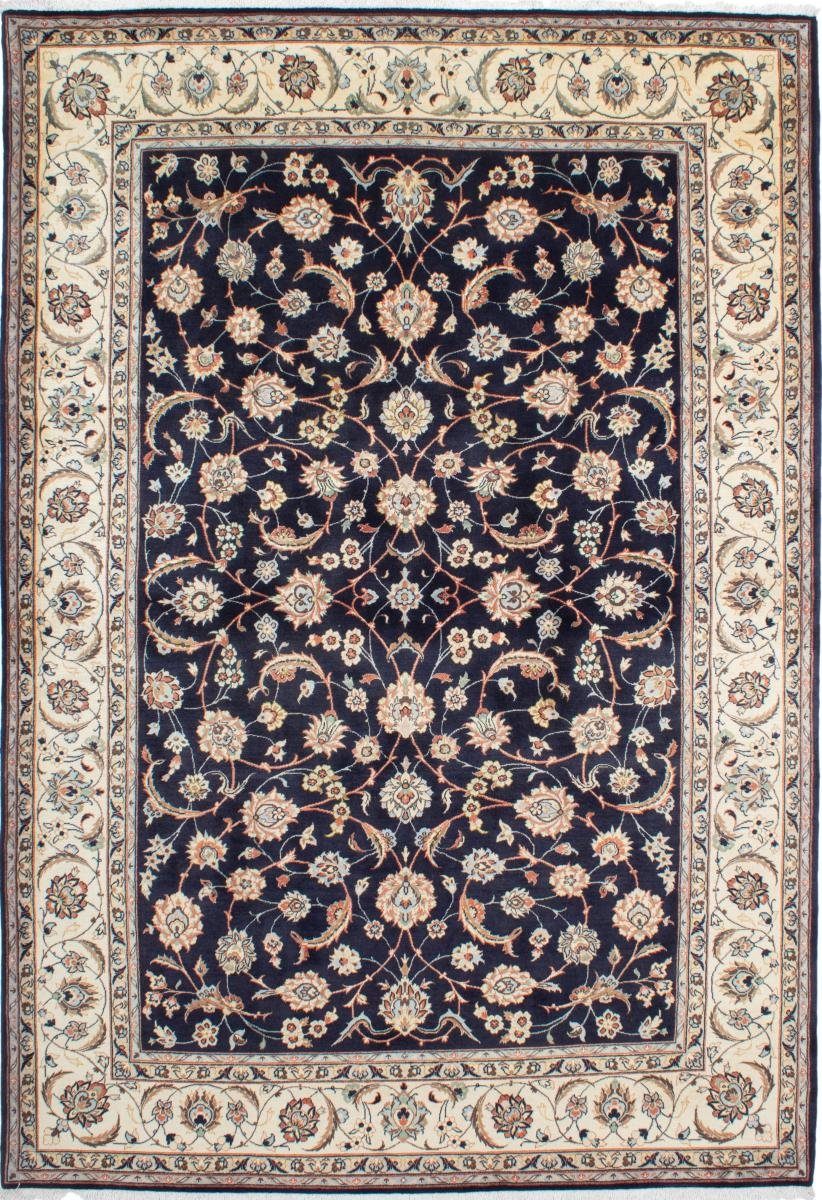 Orientteppich Mashhad 206x302 Handgeknüpfter Orientteppich / Perserteppich, Nain Trading, rechteckig, Höhe: 12 mm