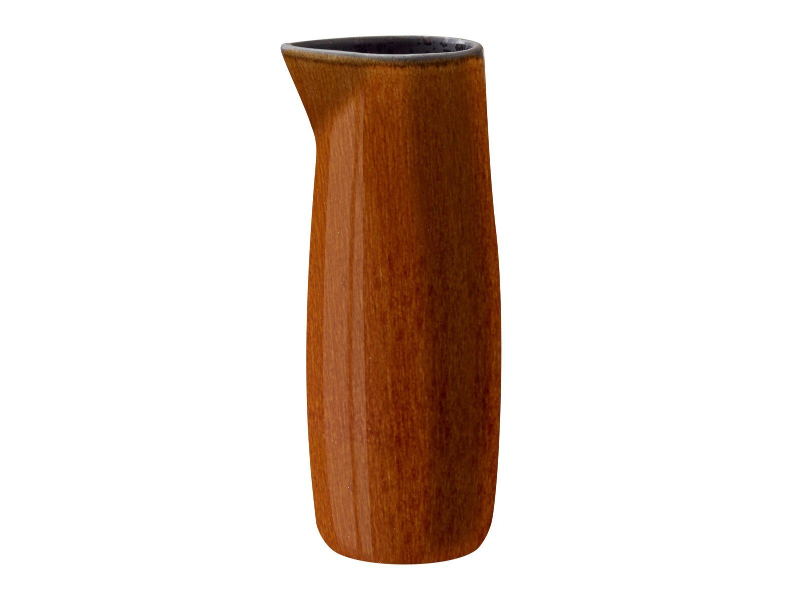 Bitz Milchkännchen Milchkanne amber / black 0,5 l, Milchkanne 0,5 l Steinzeug Amber/Schwarz