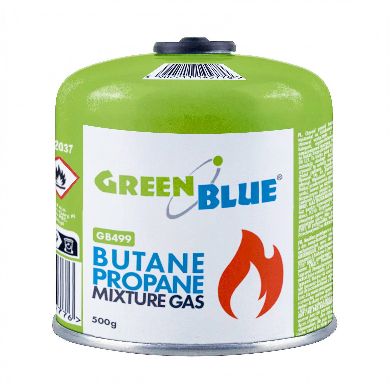 GreenBlue Gaskartusche GB499 Gaskartusche für Kochfeldbrenner 500 g, 1 St.