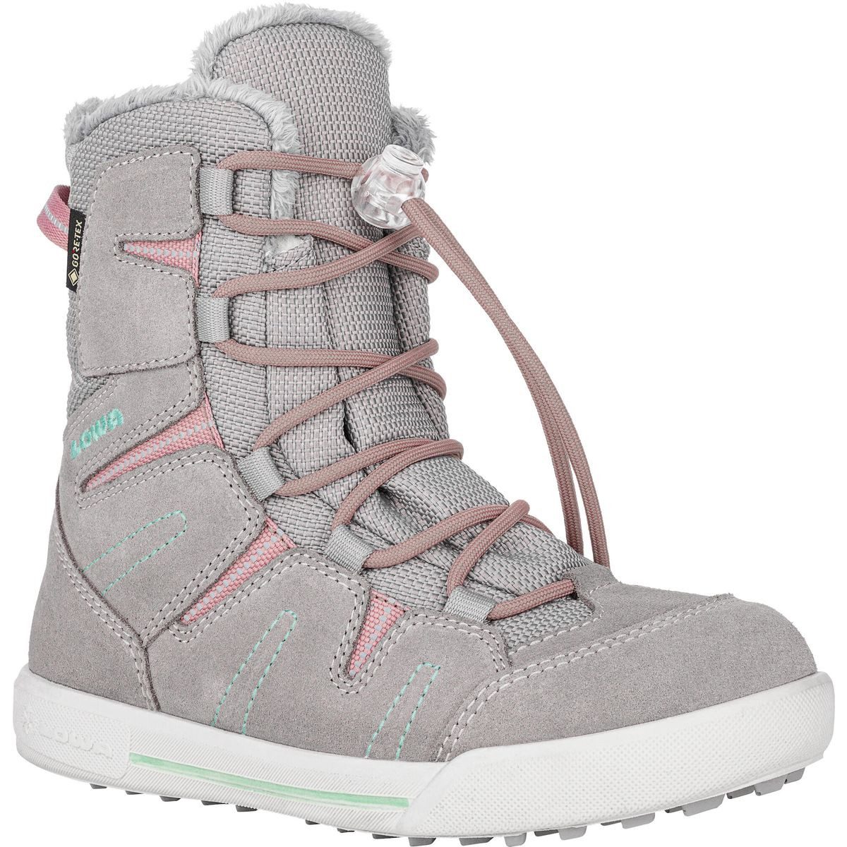 Lowa Lucy GTX Hi JR Winterstiefel Wasserdichte und atmungsaktive Schneeboots für Mädchen mit optimaler