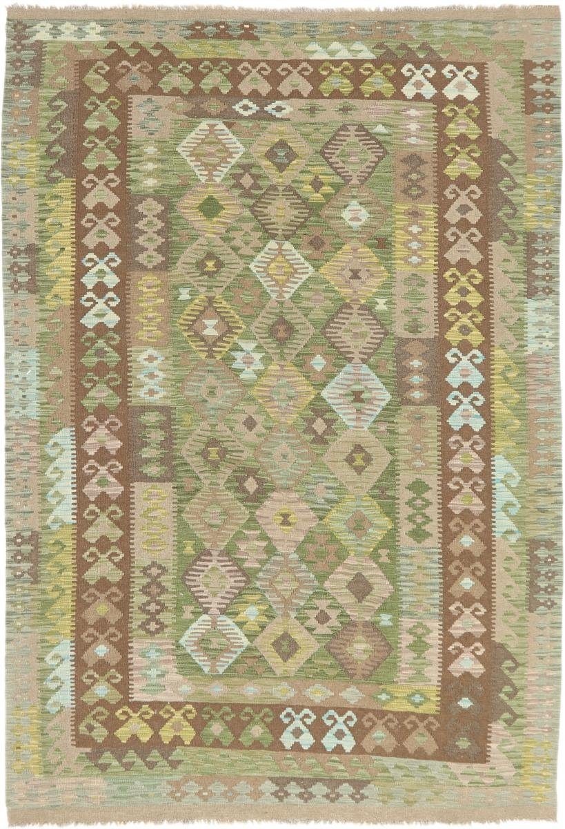 Orientteppich Kelim Afghan Heritage 200x292 Handgewebter Moderner Orientteppich, Nain Trading, rechteckig, Höhe: 3 mm