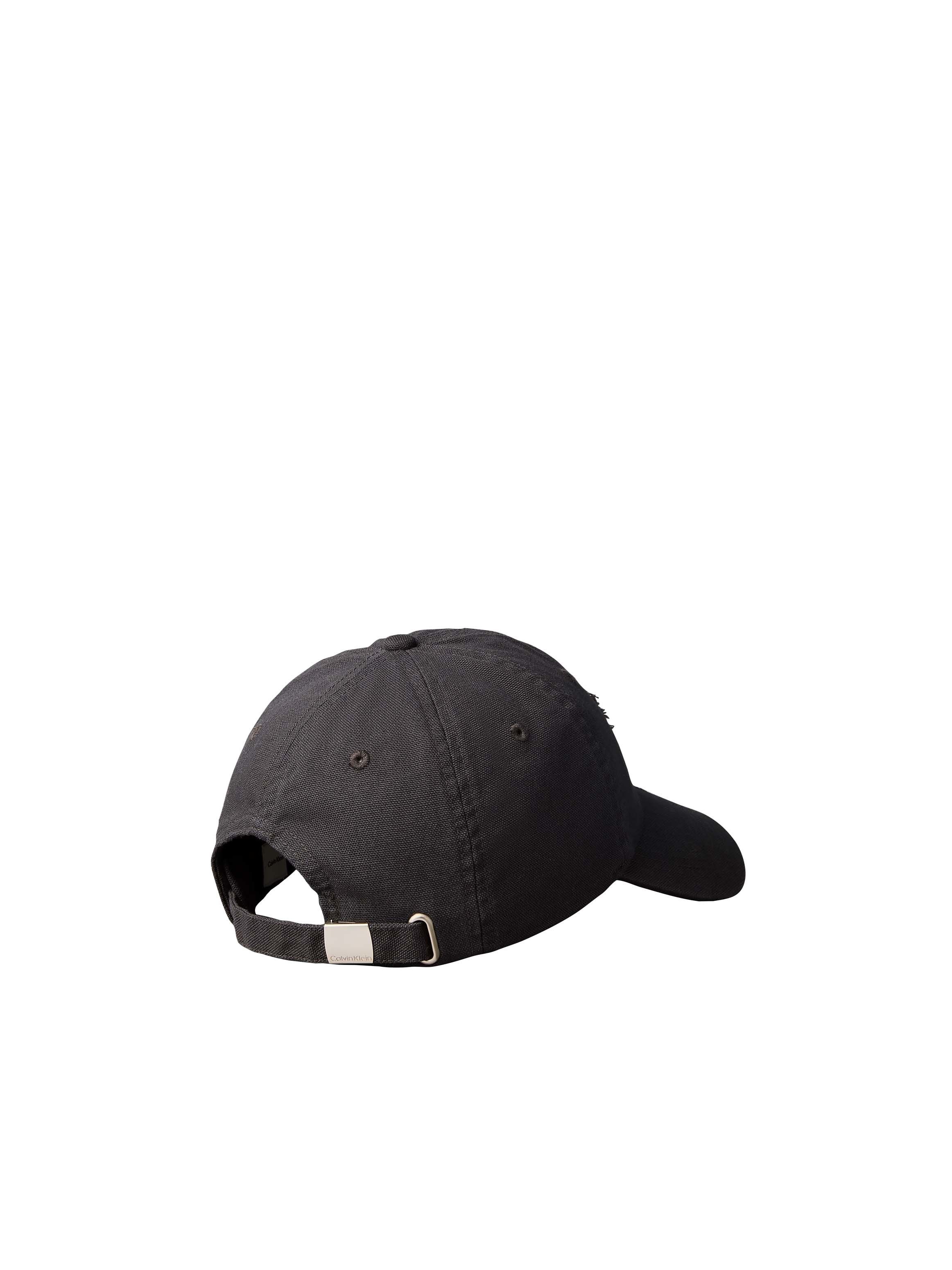 Calvin Klein Baseball Cap WASHED COTTON CANVAS SMALL FRAYE Regular fit und größenverstellbar