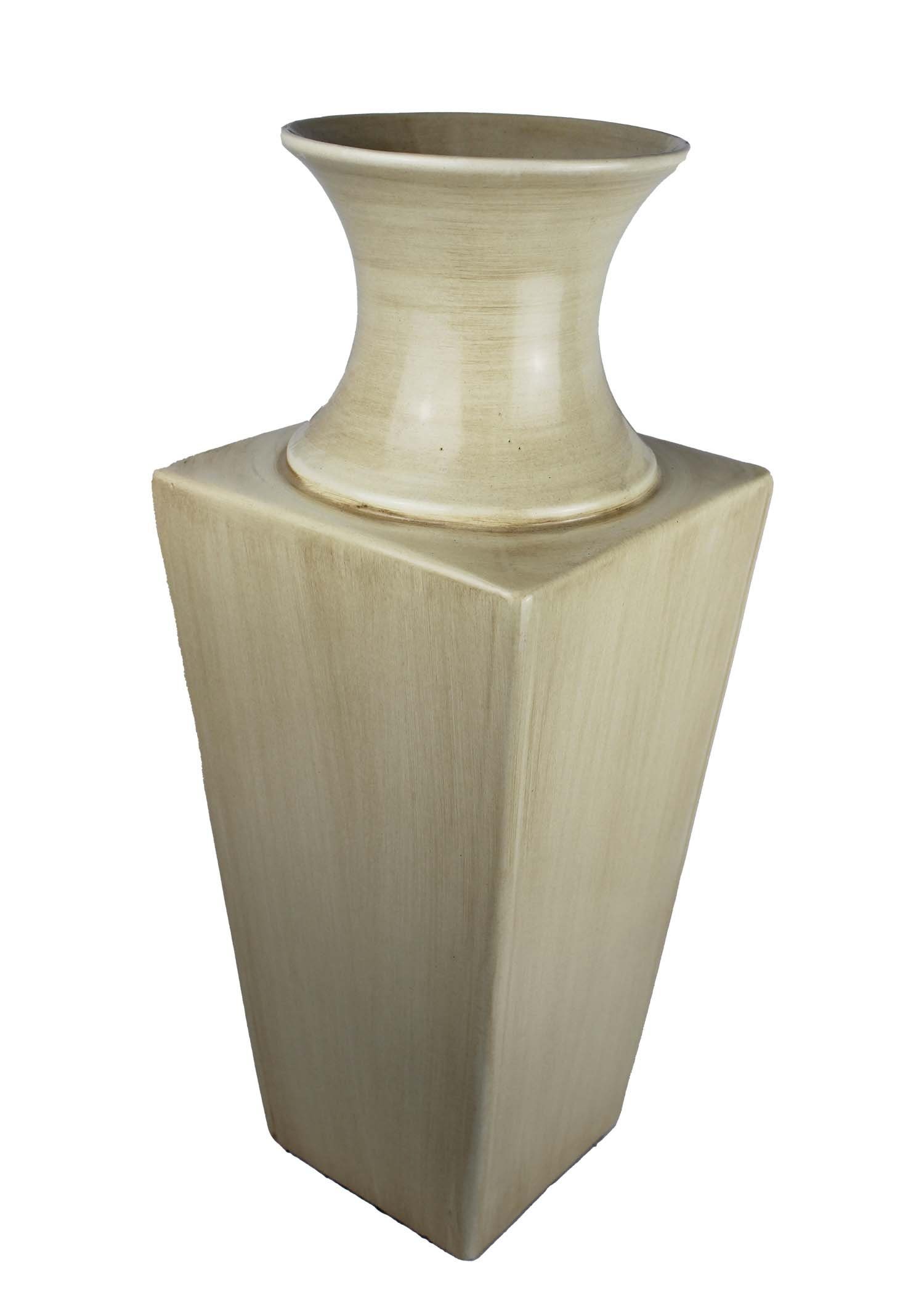 Cosy Home Dekovase Keramik Keramik beige Vase (1 Stück), Dekovase aus aus Deko zur Ideas