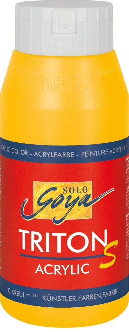 Kreul 750 Kreul Acrylic Solo Goya ml Triton maisgelb Künstlerstift S