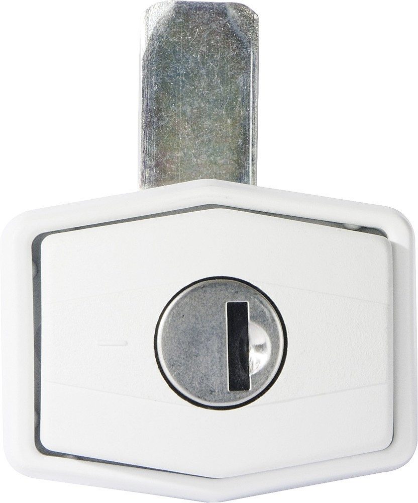 Safetec Multifunktionsschloss Safe-tec Klappenschloss rechteckig 1 Stück - Farbe: fiat-bianco-weiß