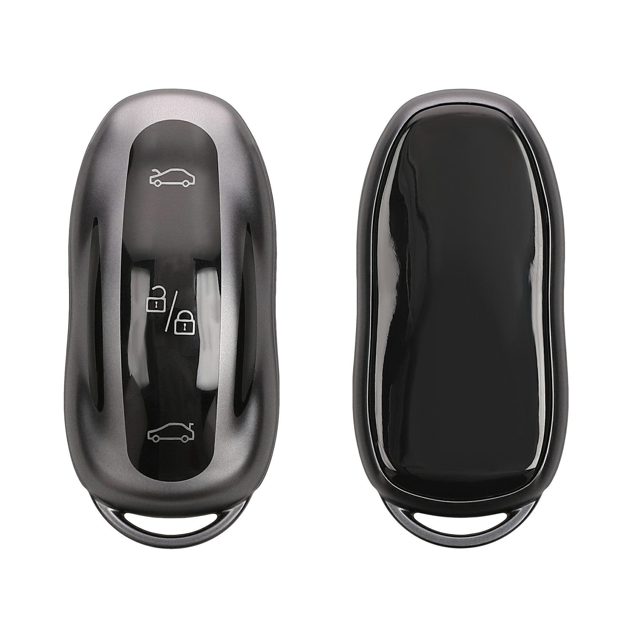 kwmobile Schlüsseltasche Autoschlüssel Hülle für Tesla (1-tlg), Schlüsselhülle Silikon Case Schlüssel Cover