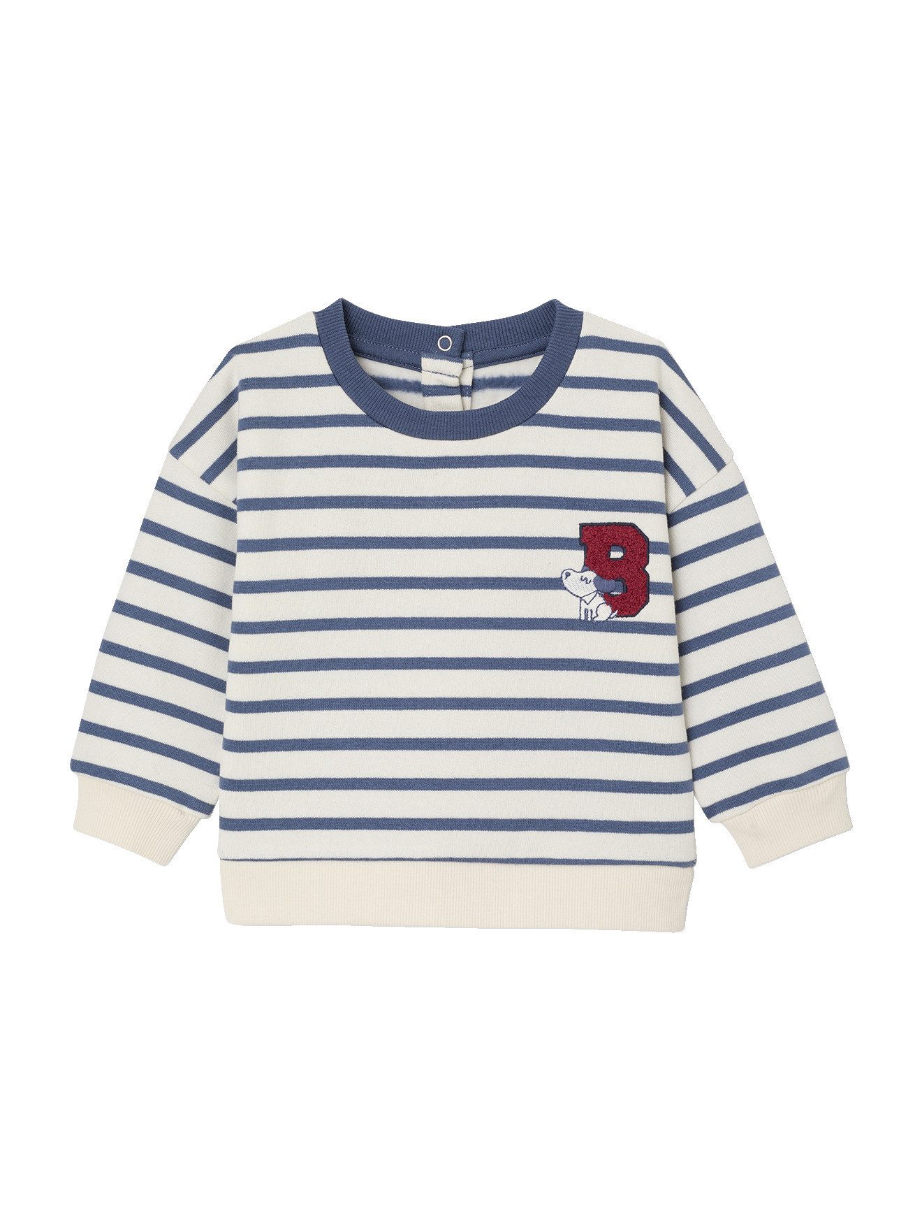Hose & Shorts Baby-Set: Rundhals-Sweatshirt & Stoffhose