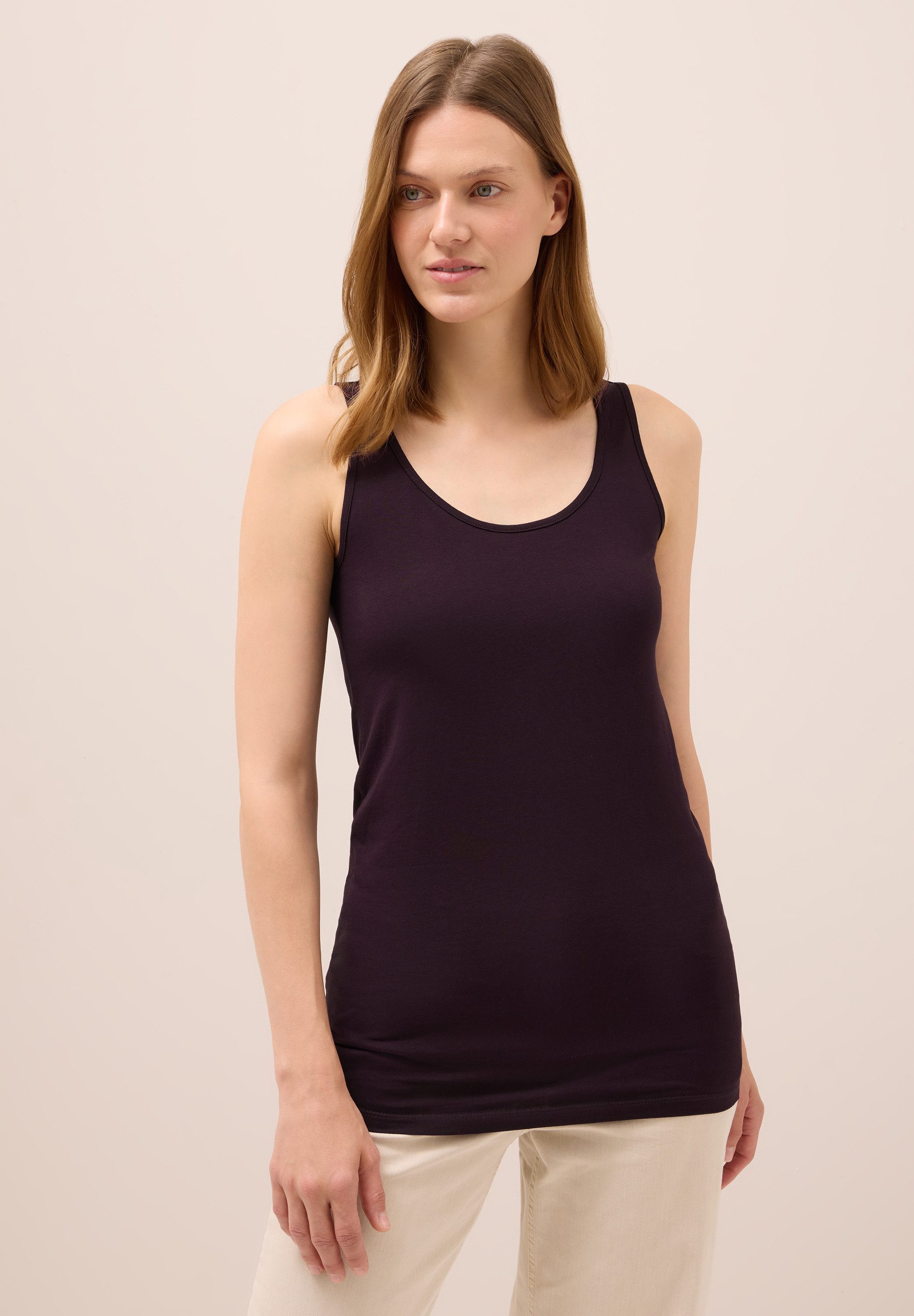 CECIL Longtop aus Baumwolle mit Stretchanteil