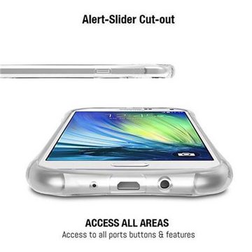 Cadorabo Handyhülle Samsung Galaxy A7 2015 Samsung Galaxy A7 2015, Flexible Ultra Slim TPU Silikon Handy Schutzhülle - Hülle - mit Griff