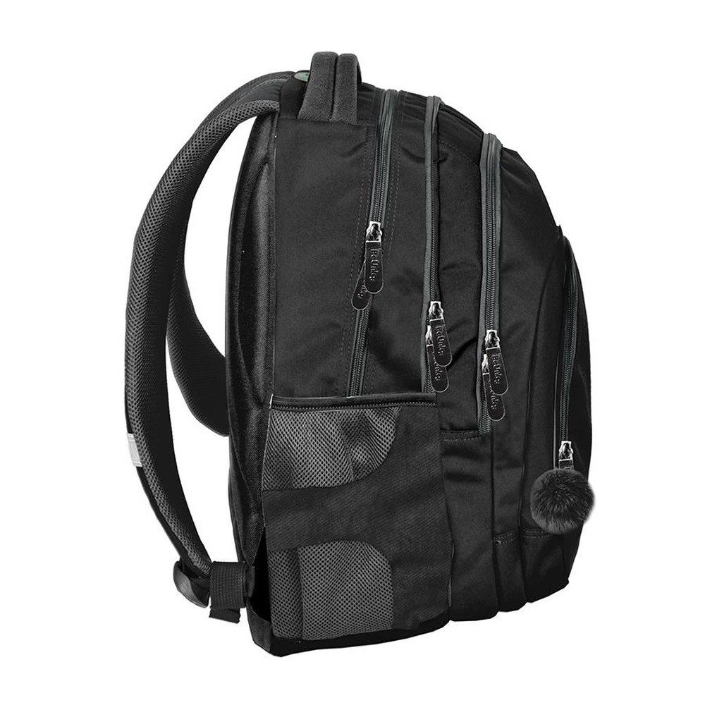 PASO Schulrucksack, BeUniq – Schulrucksack Jugendliche – Schwarz