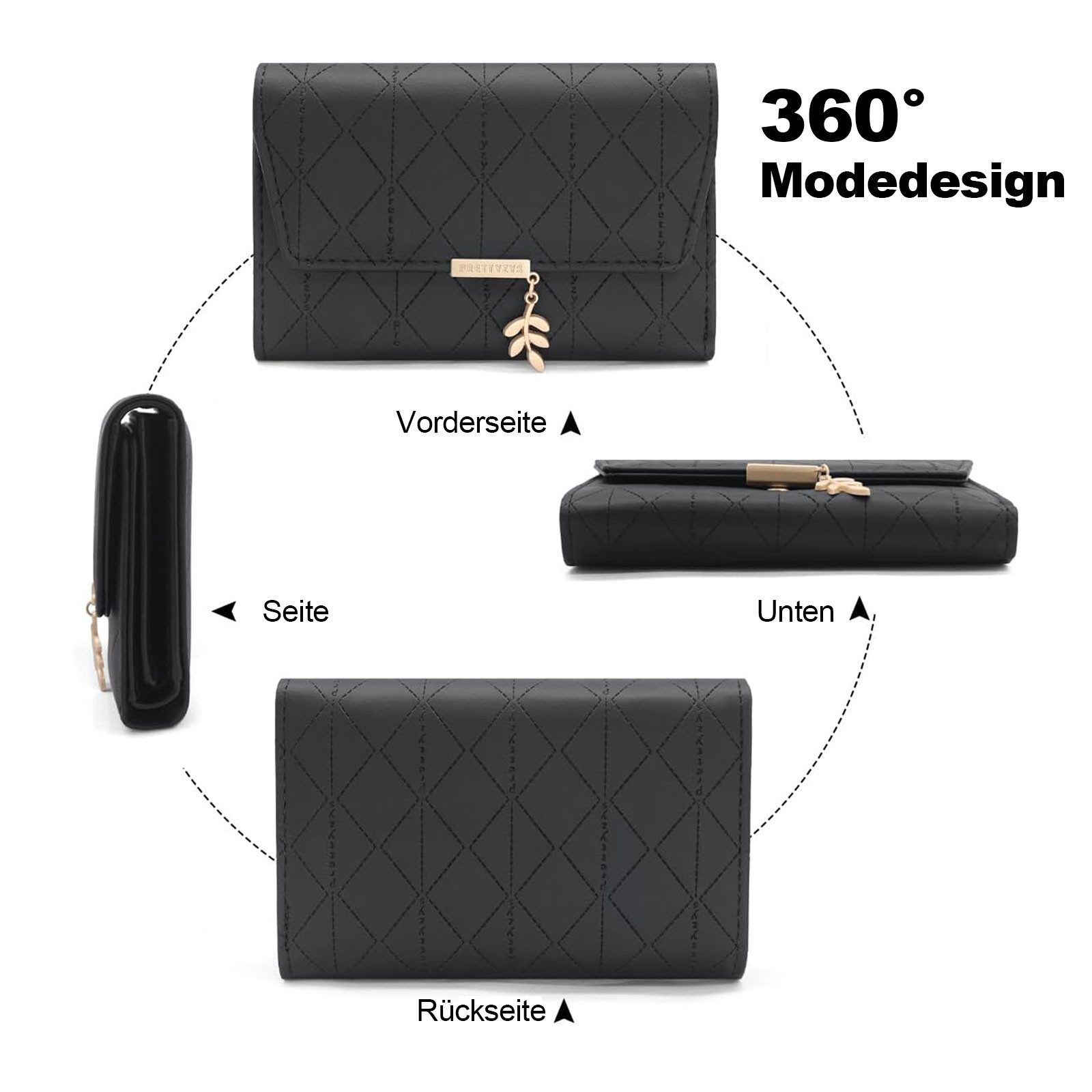 REDOM Geldbörse Slim Wallet Damenbörse Portmonee günstig online kaufen