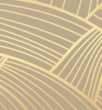 MyMaxxi Sichtschutzzaunmatten »MyMaxxi Zaunbanner Sichtschutz - Goldene Bögen - Abdeckung für Terrasse Zaun - Windschutz Sonnenschutz Blickdicht - Zaunverkleidung wetterfest Sichtschutz Zaun - Verkleidung«