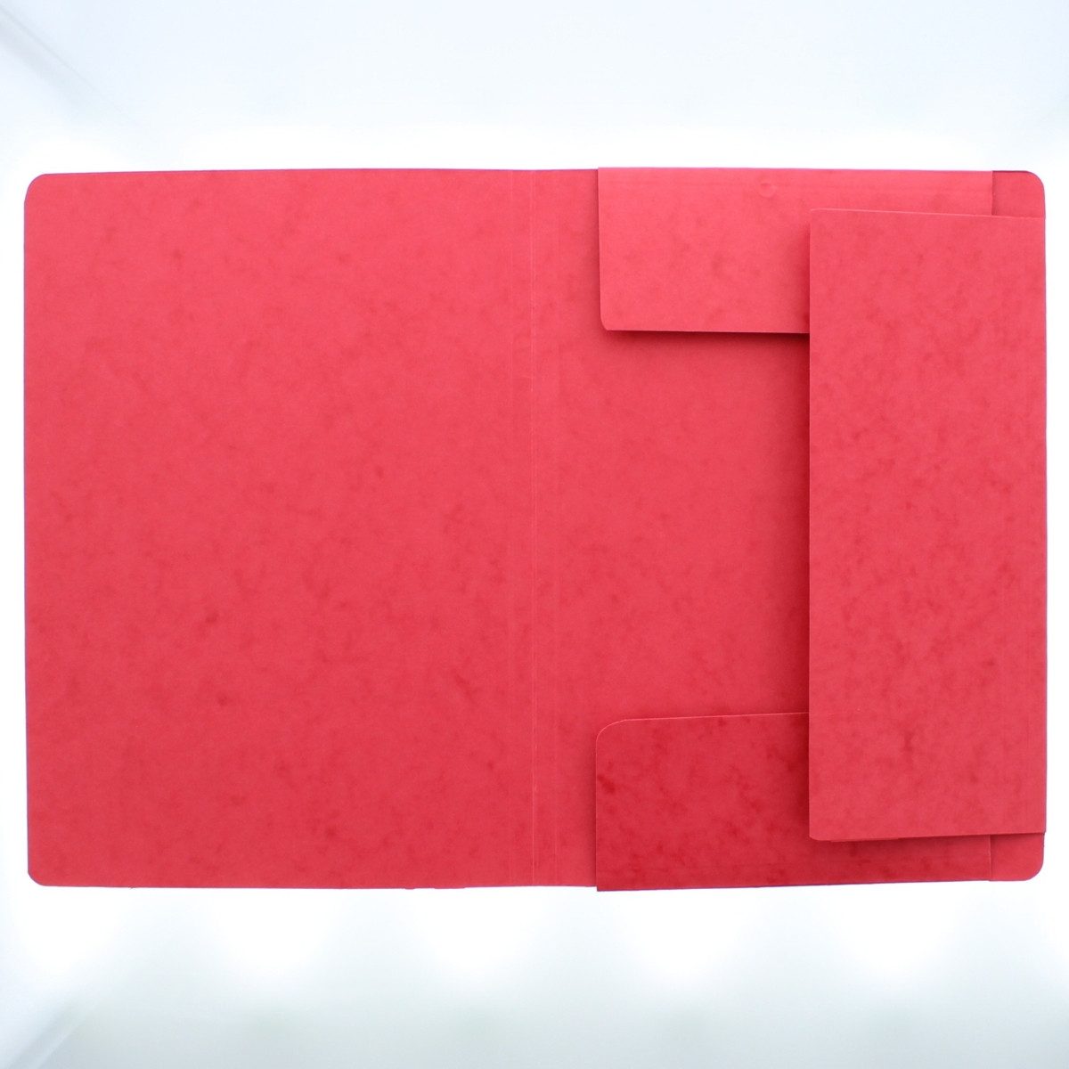 Fächermappe Eckspanner A4 Karton 335 g/qm mit Klappen rot