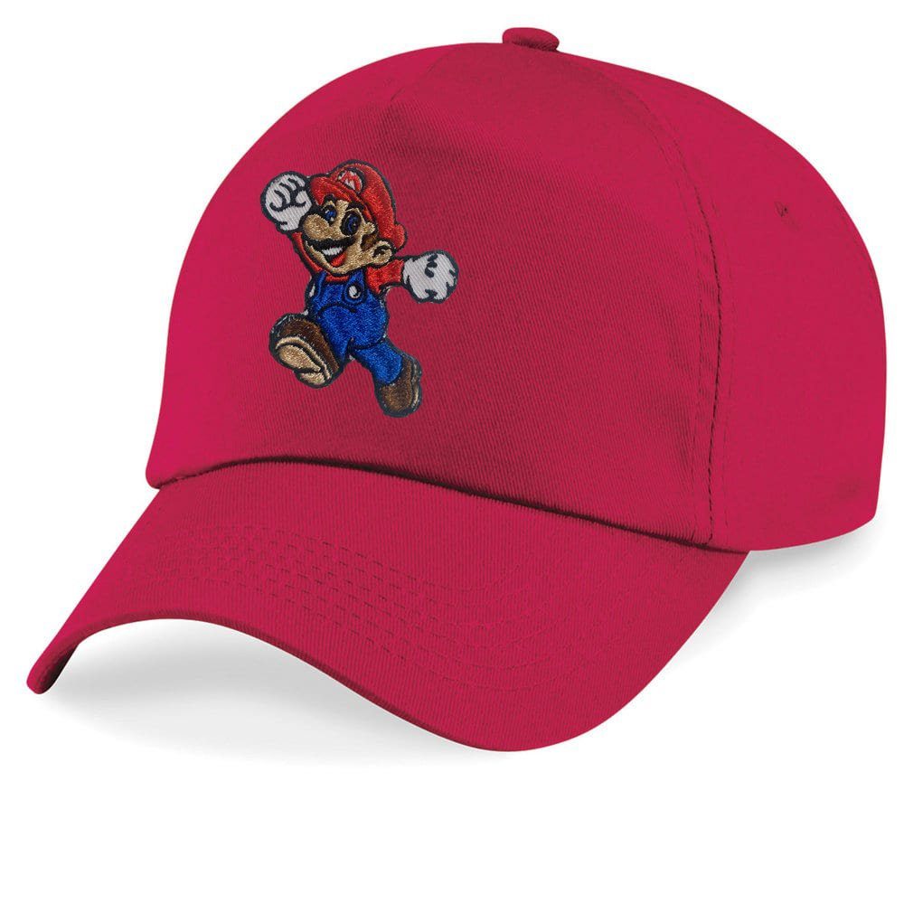 Cap Baseball Stick Super Mario Patch Size Kinder One Blondie Rot Nintendo Klempner & Brownie Luigi