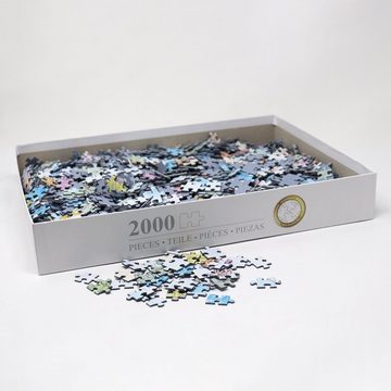 Close Up Spiel, Europakarte Puzzle 2000 Teile Englisch 96,6 x 68,8 cm