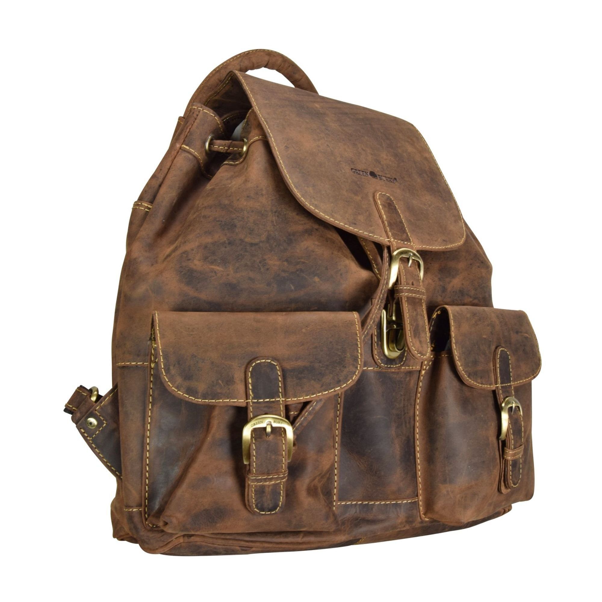 Greenburry Rucksack Vintage, Leder günstig online kaufen
