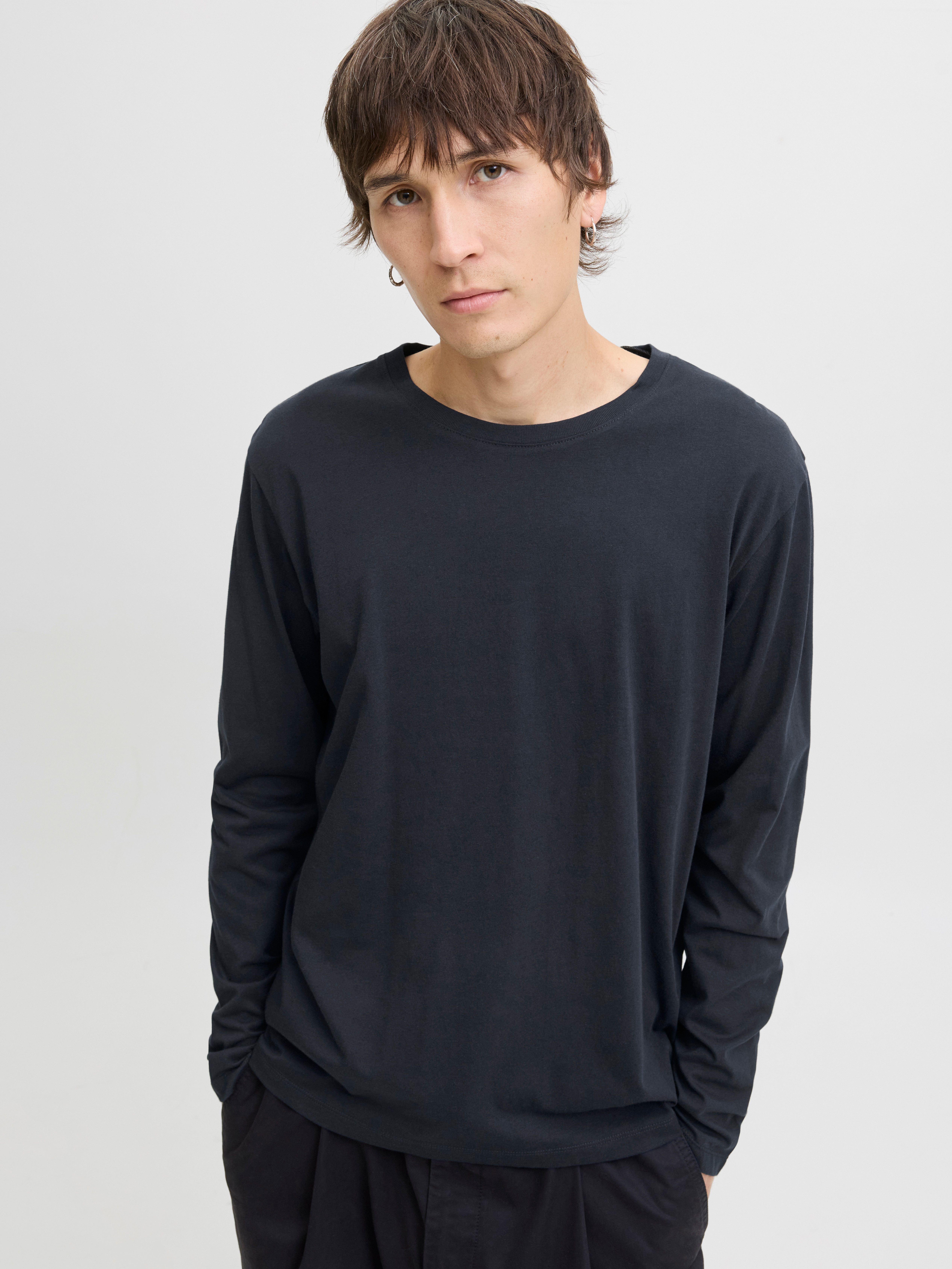 Jack & Jones Rundhalsshirt JJEORGANIC BASIC TEE LS O-NECK NOOS günstig online kaufen