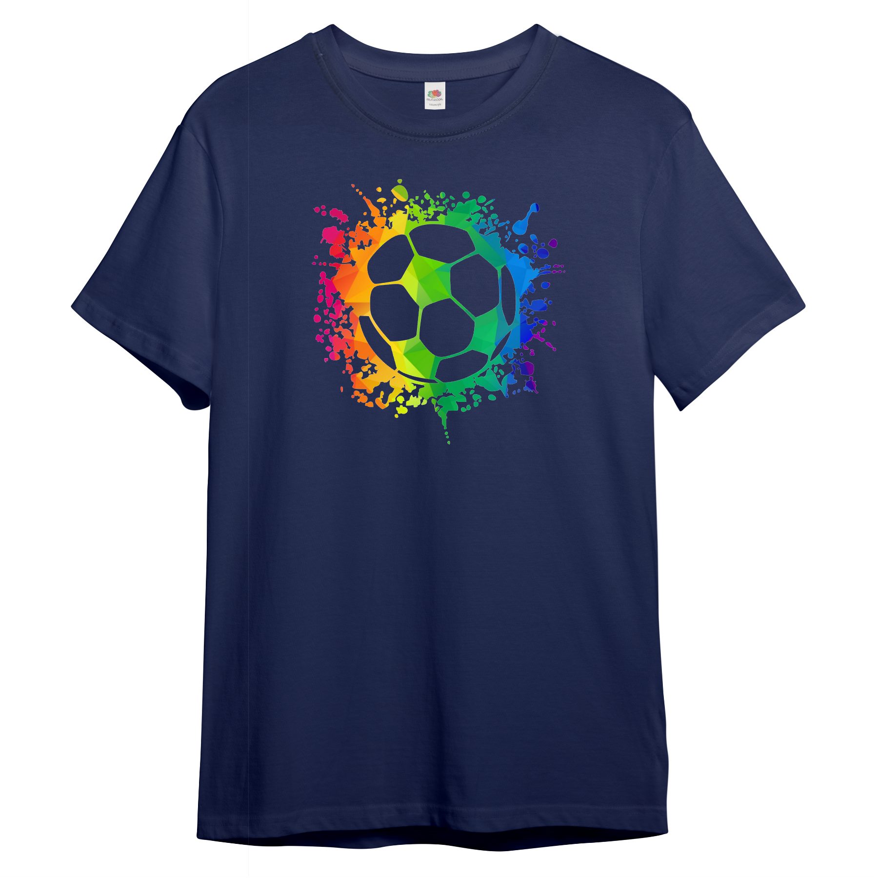 T-Shirt Kinder T-Shirt, Bunter Fußball