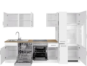 HELD MÖBEL Küchenzeile Gera, mit E-Geräten, Breite 300 cm