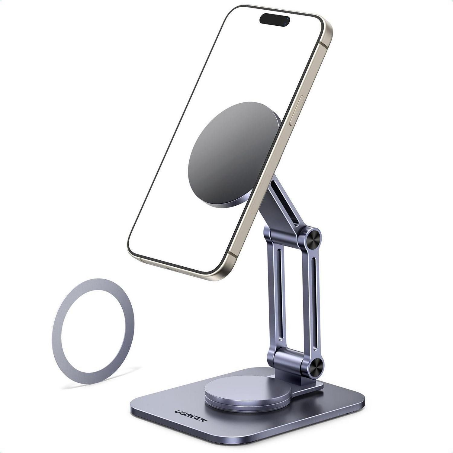 Smartphone-Halterung Magnetischer Handyständer MagSafe 360 Grad verstellbar Aluminium